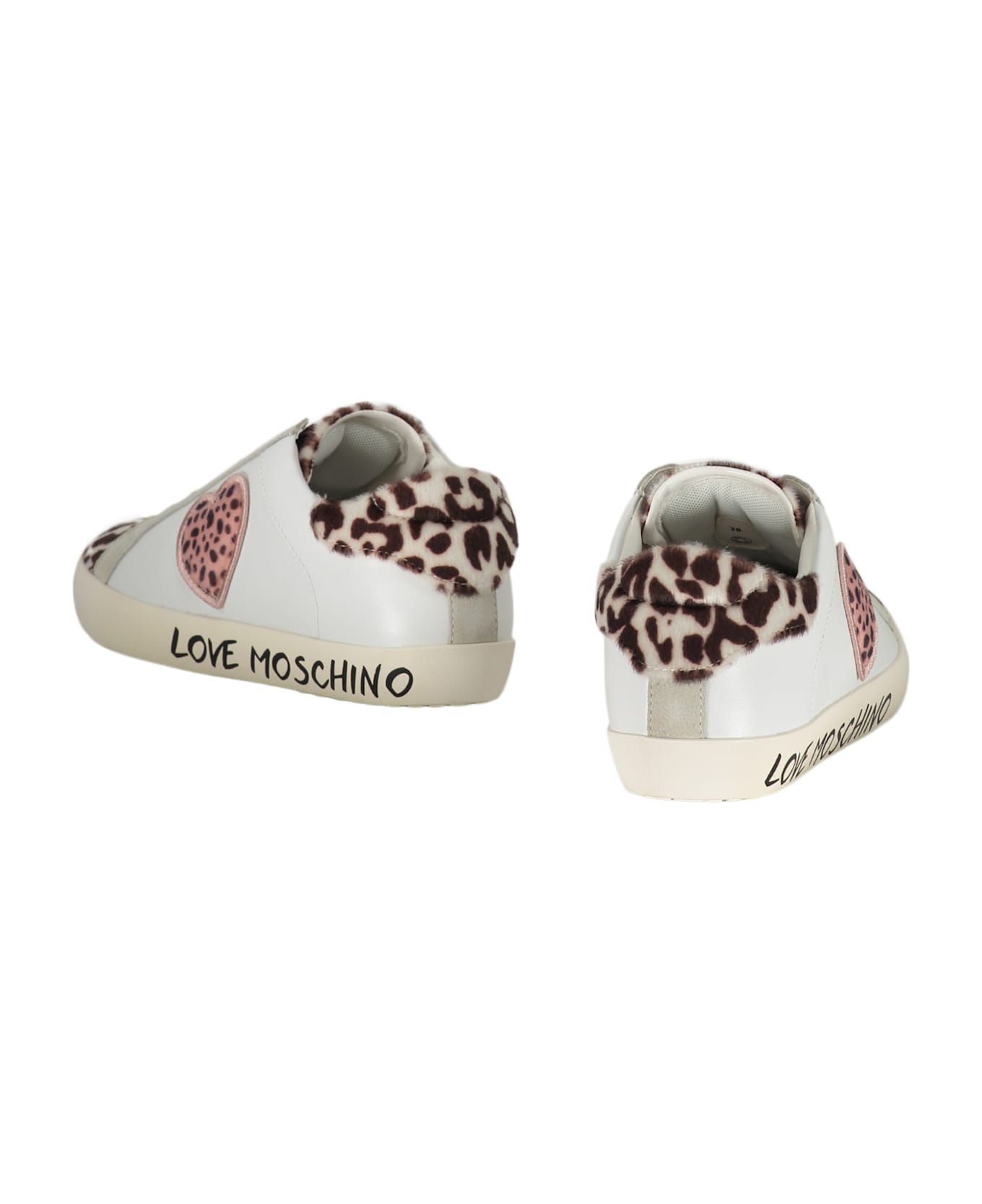 Love Moschino Leather Low-top Sneakers | italist