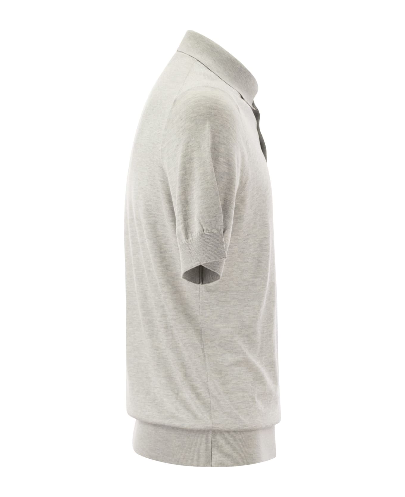 Brunello Cucinelli Polo Shirt - Light Grey ポロシャツ