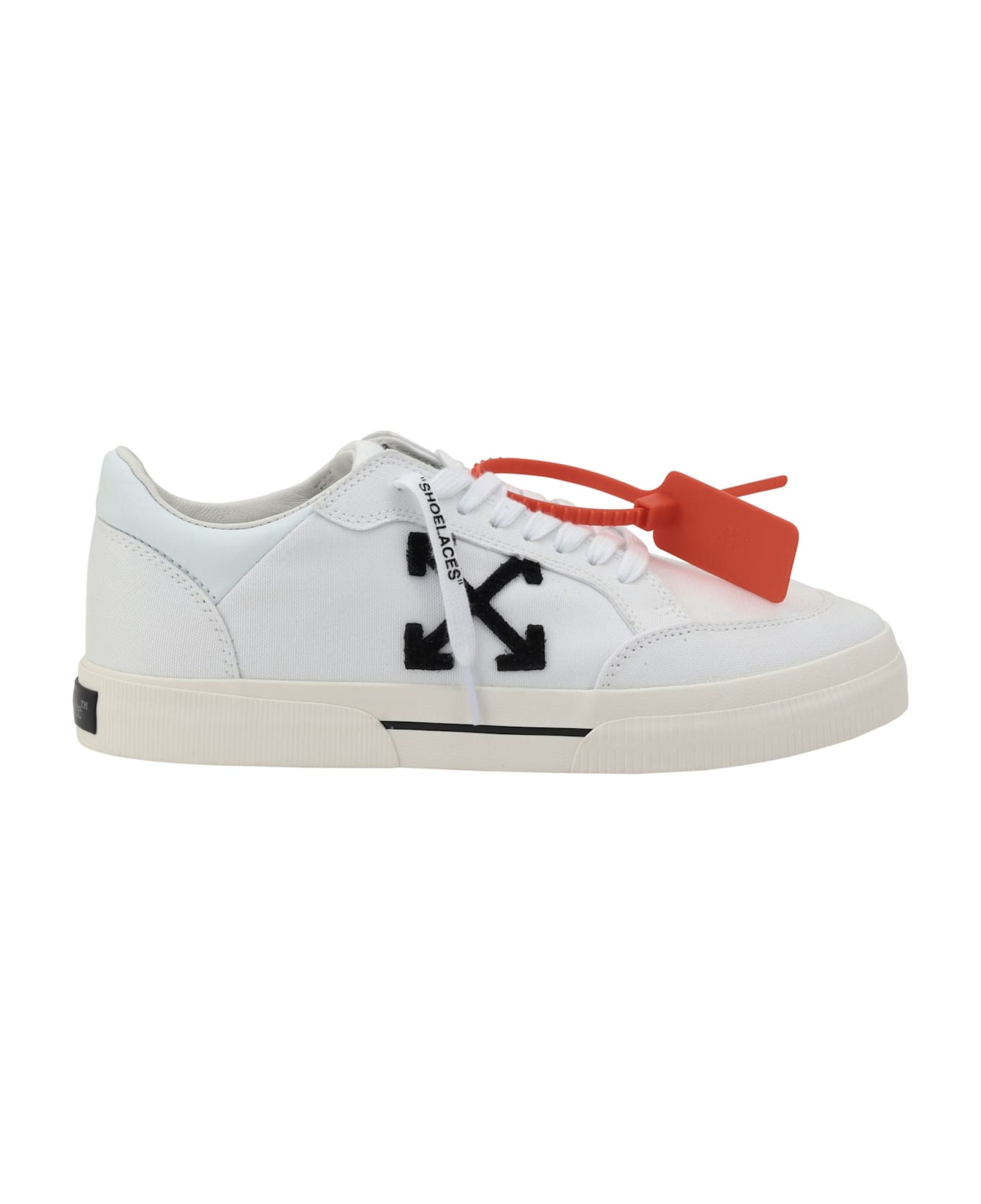Off-White New Low Vulcanized Sneakers - WHITE-BLACK