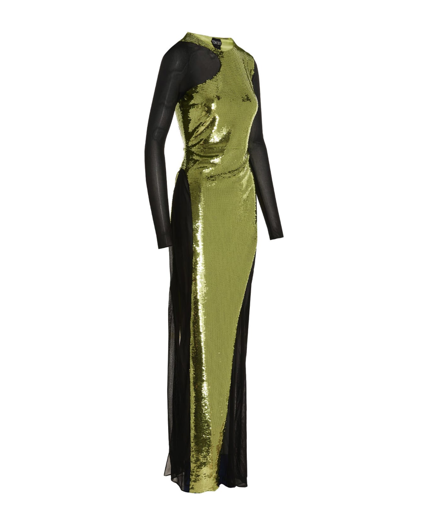 Tom Ford Sequin Long Dress - Green