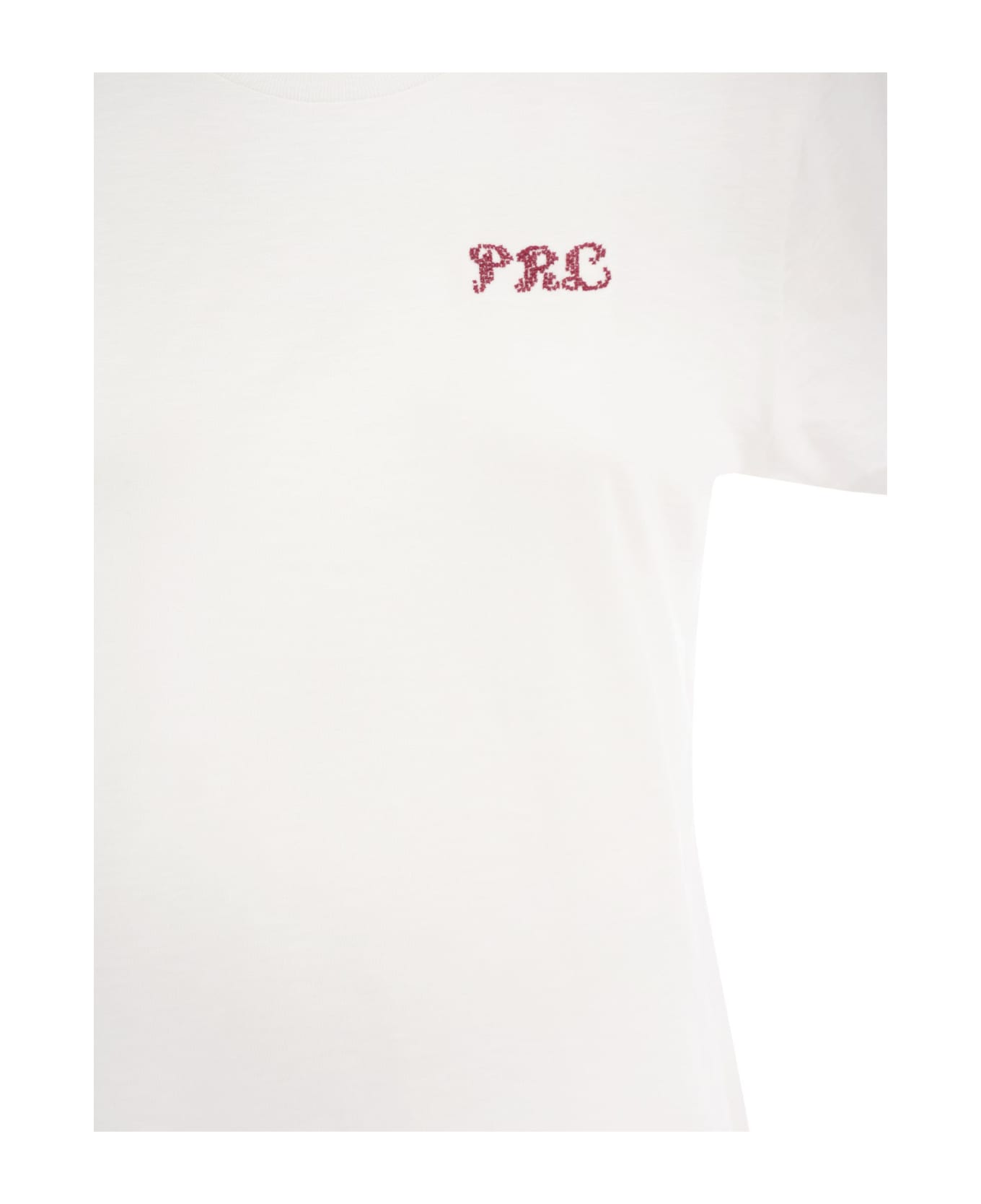 Ralph Lauren Crew-neck T-shirt With Embroidery - White