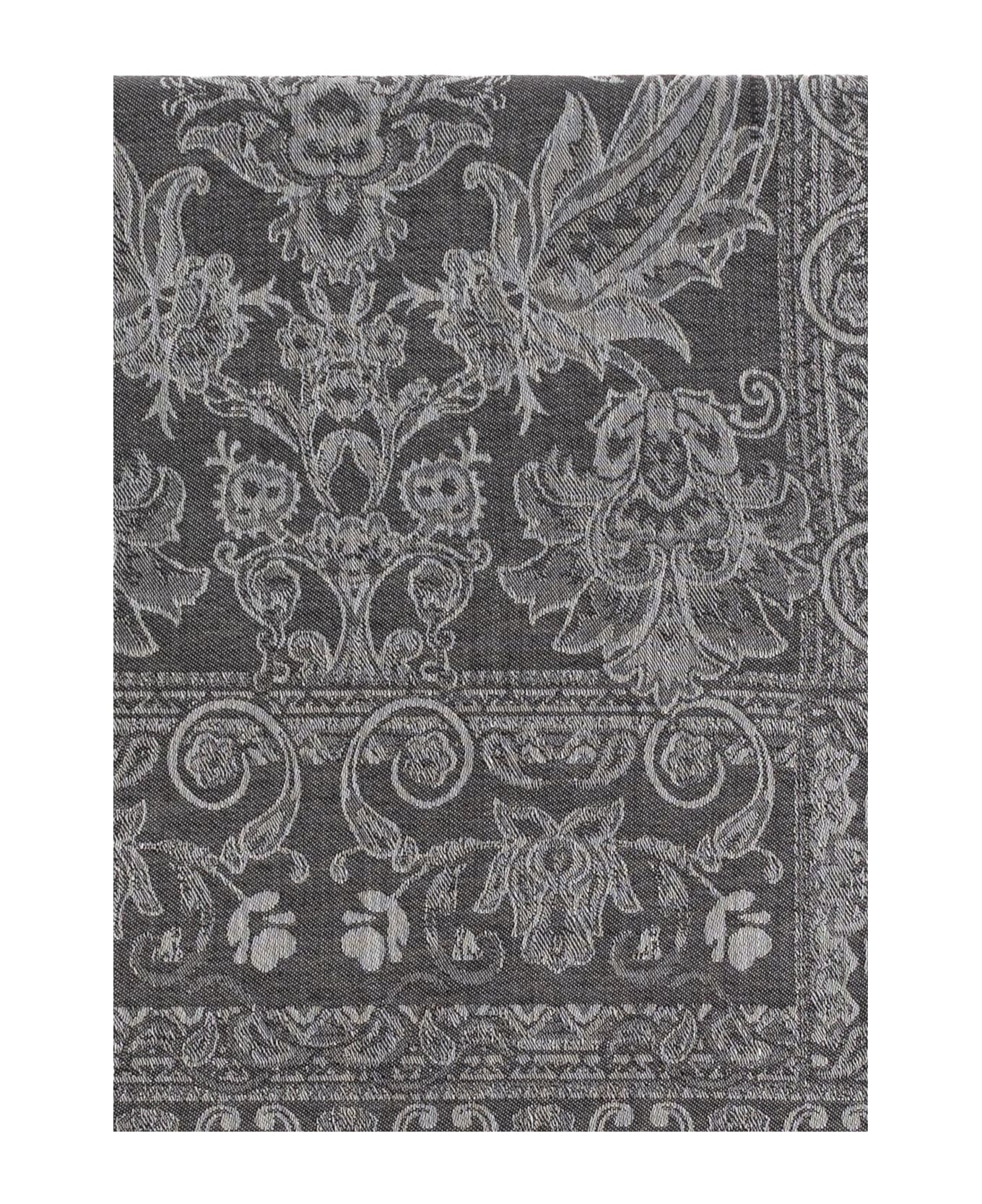 Etro Scarf With A Decorative Pattern - Grey