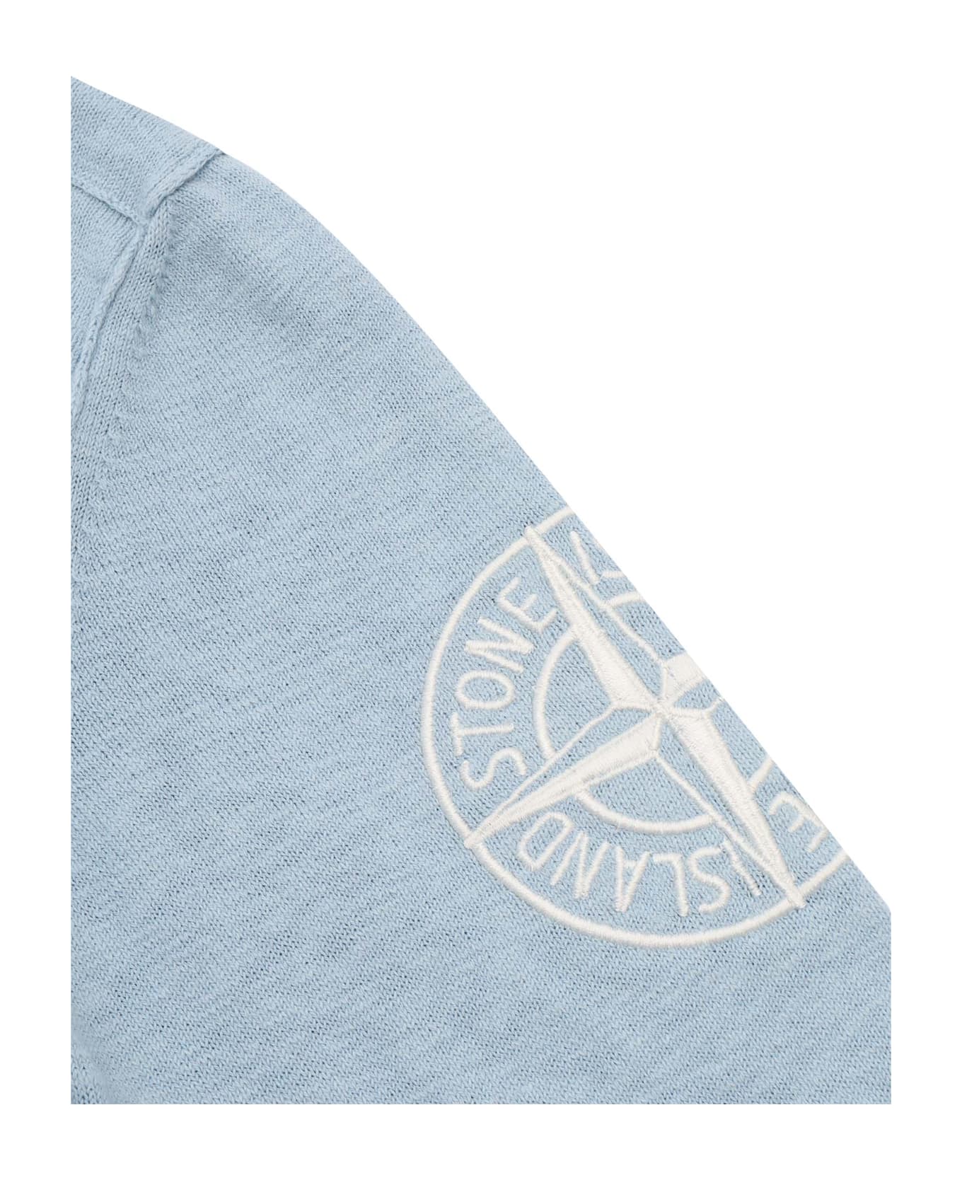 Stone Island Sweater - LIGHT BLUE