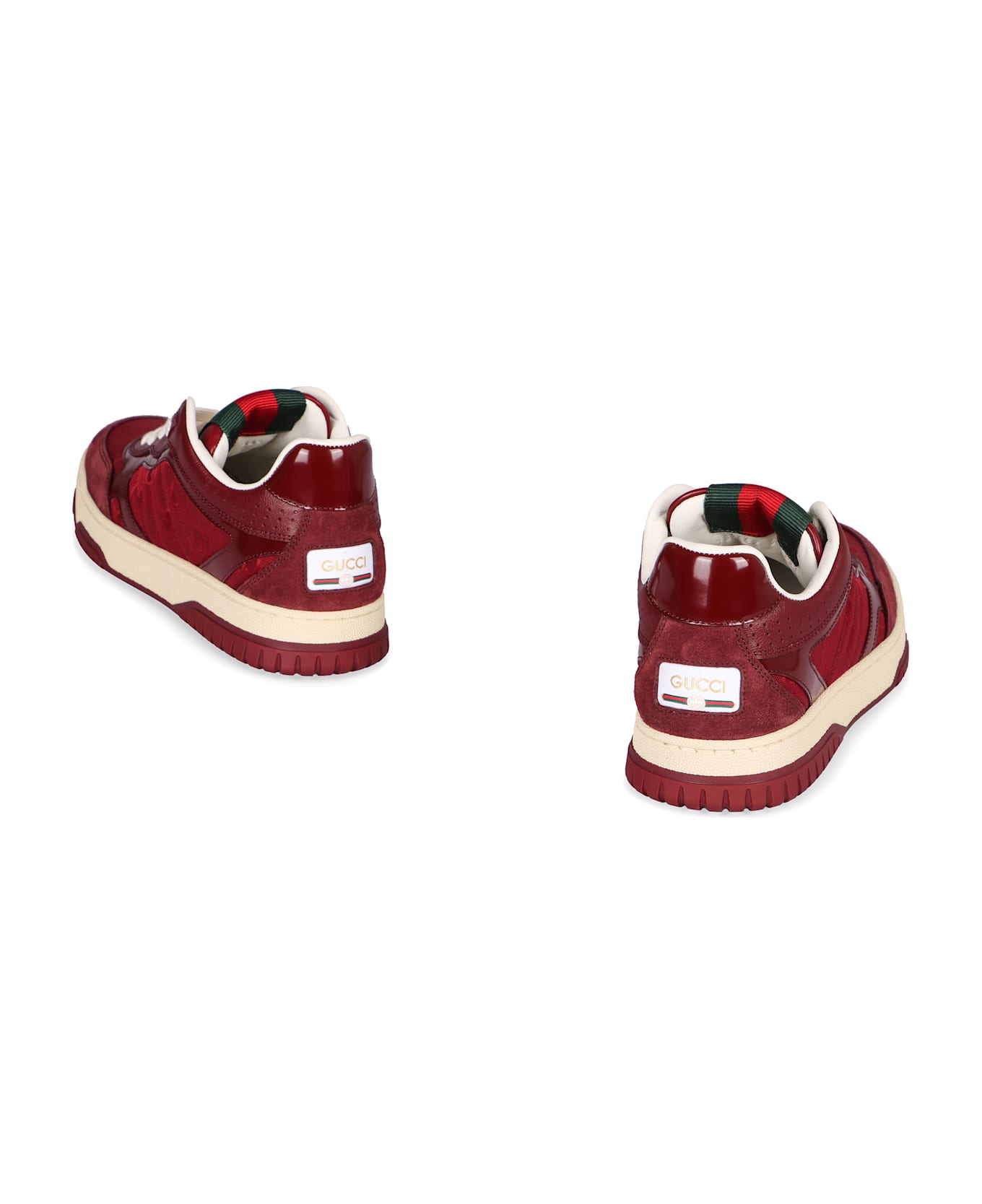 Gucci Re-web Low-top Sneakers - red