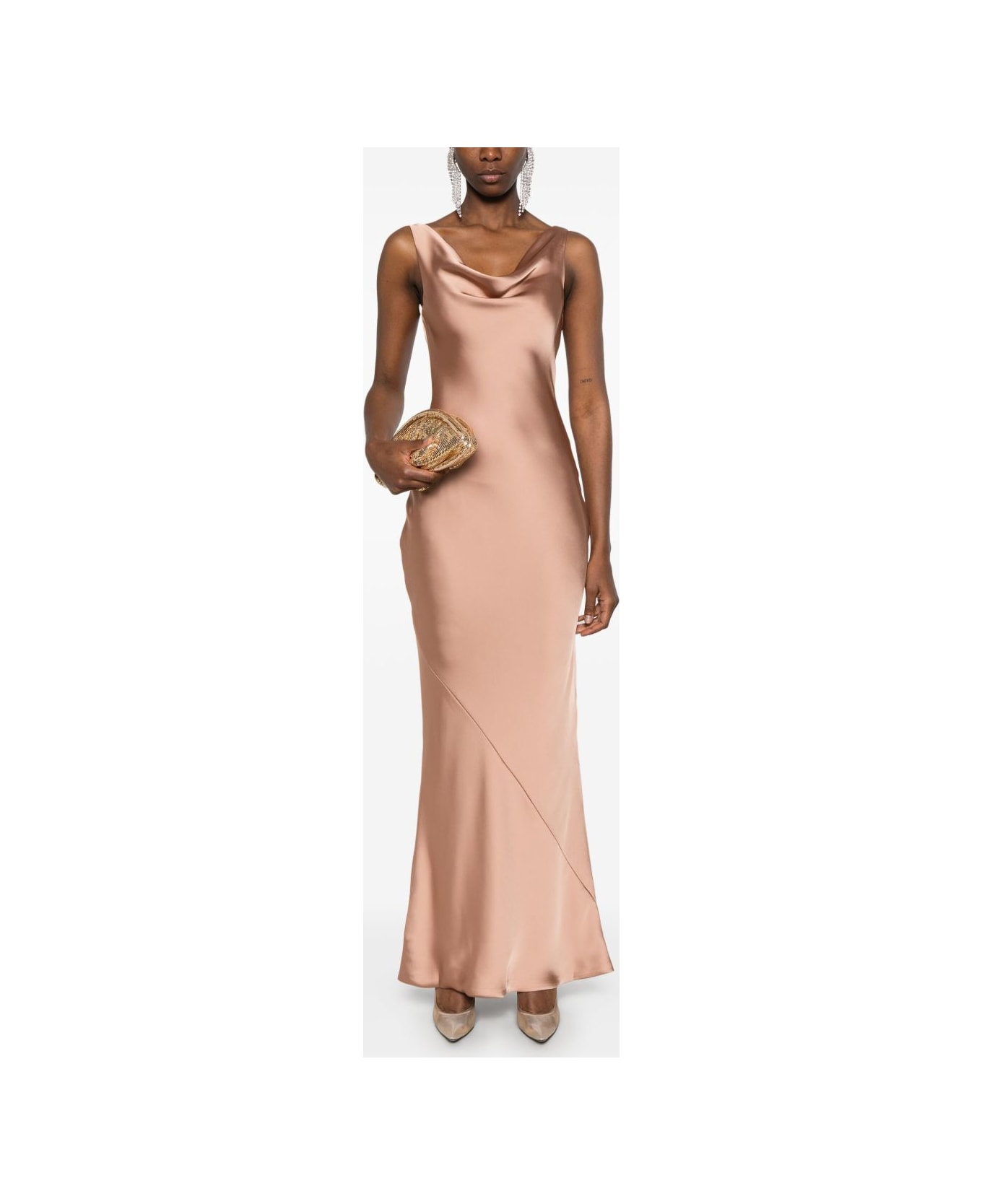 Norma Kamali Maria Gown - Beige