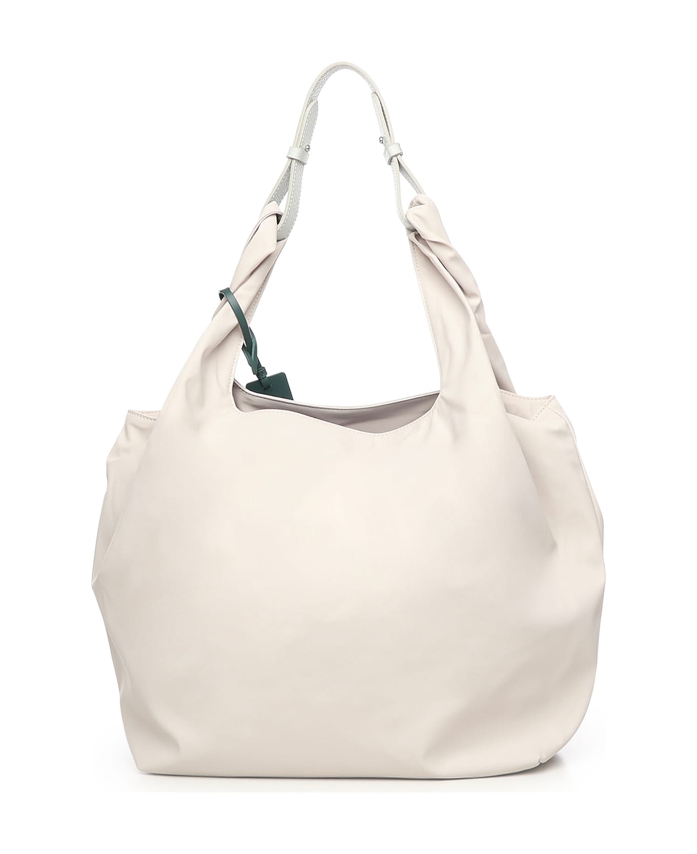 Coccinelle Coated Fabric Tote Bag - SNOW/SNOW