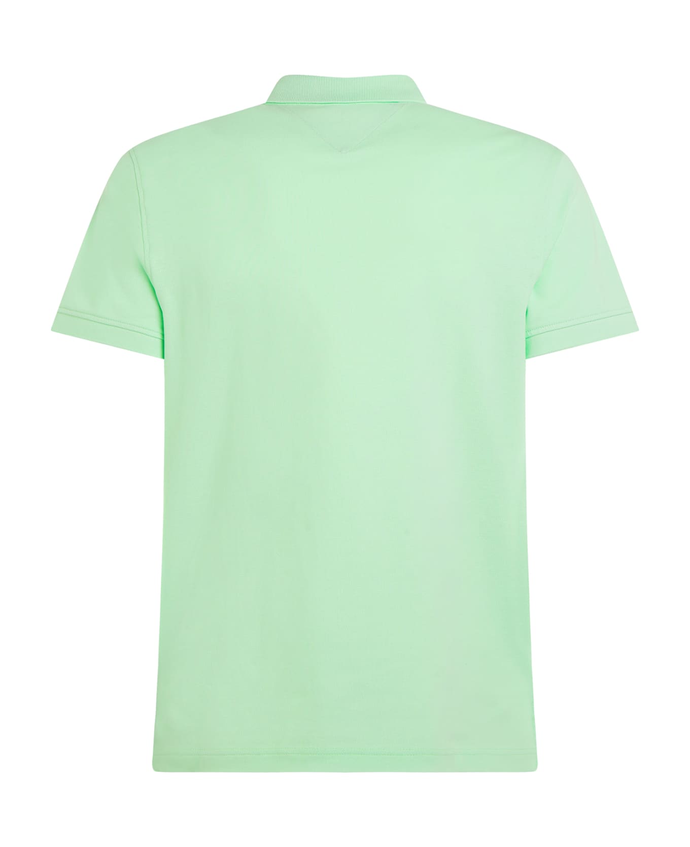 Tommy Hilfiger Mint Short-sleeved Polo Shirt With Logo - MINT GEL