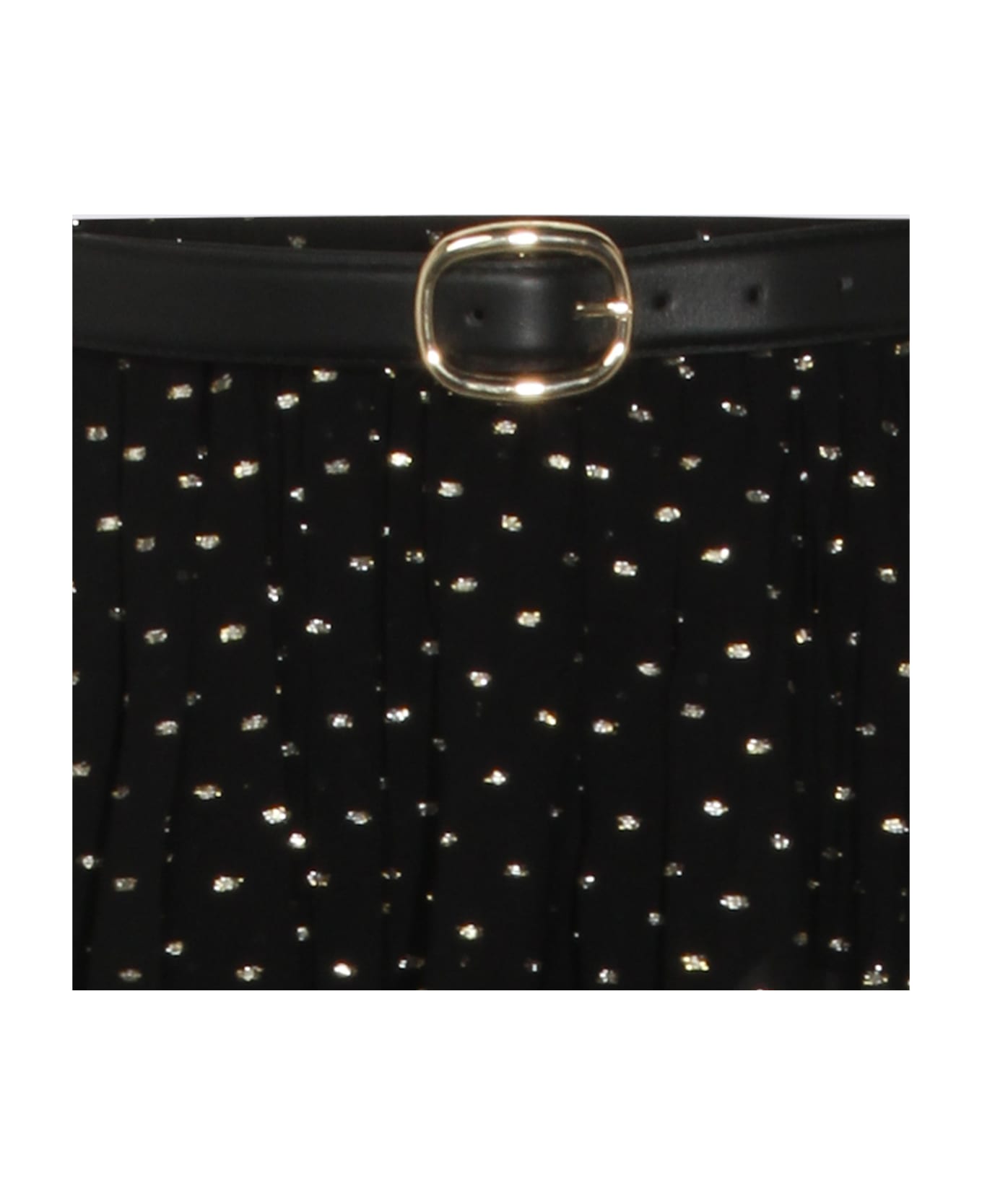 self-portrait Black Viscose Skirt - Black スカート