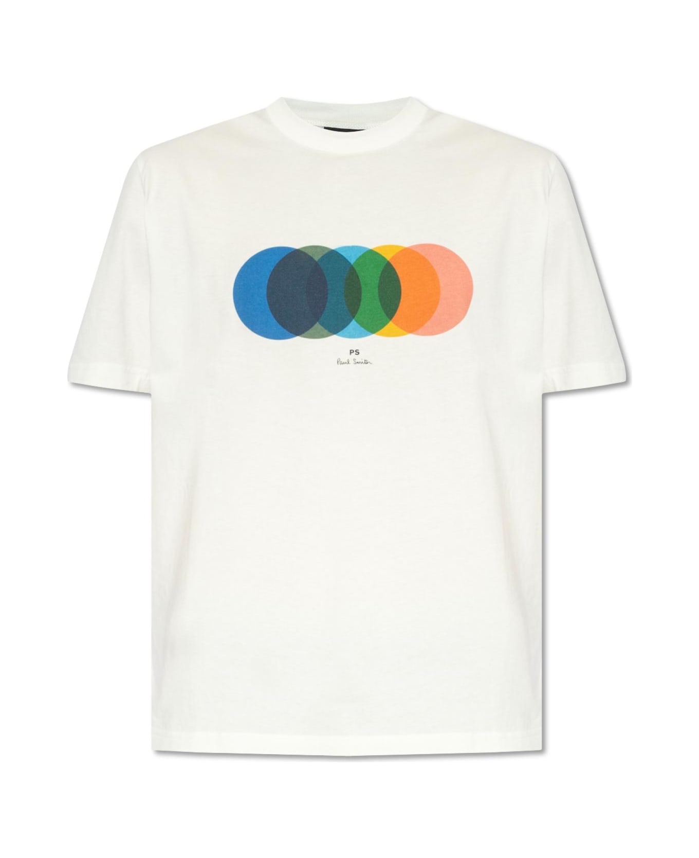 Paul Smith Ps Paul Smith Printed T-shirt - White シャツ