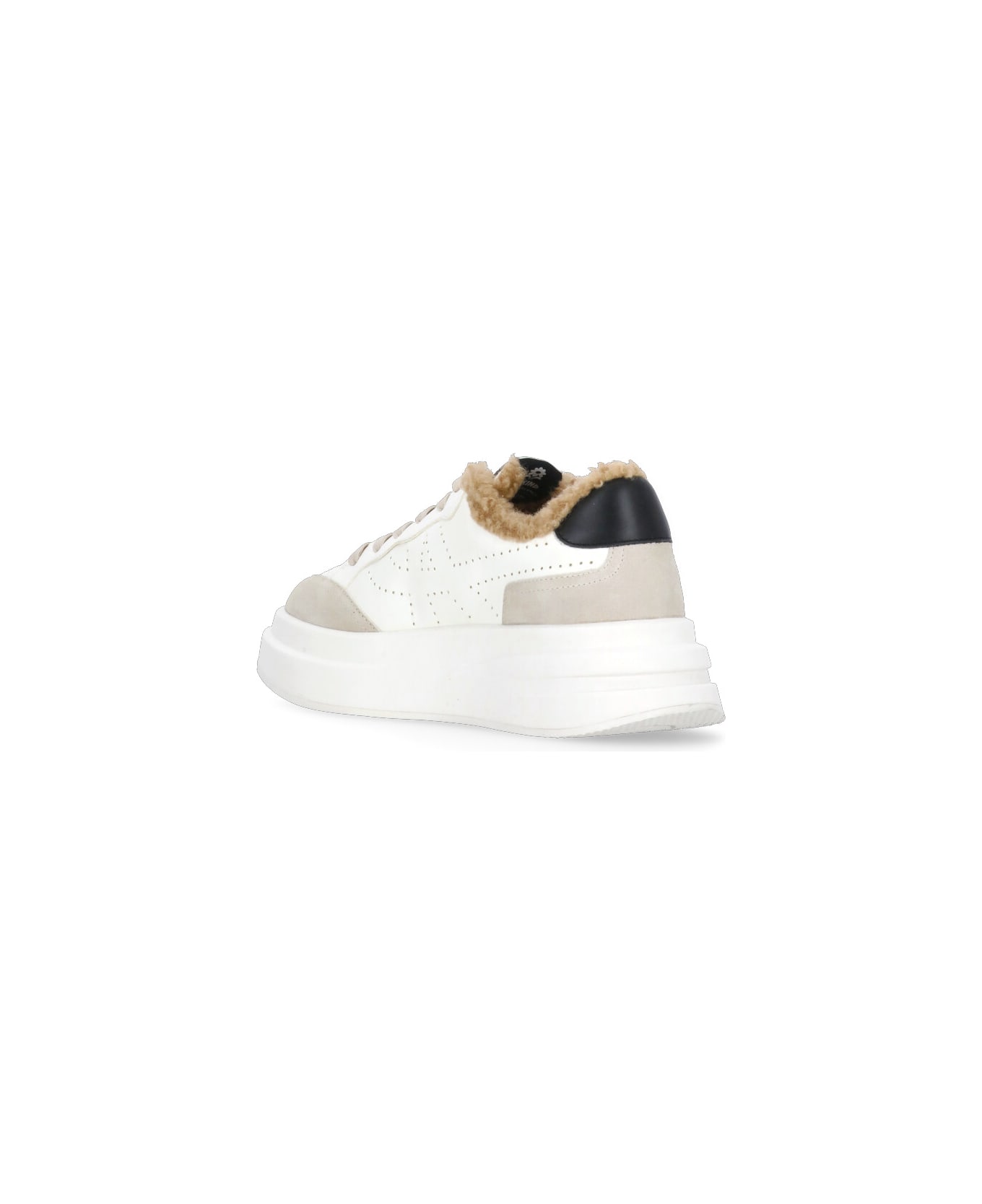 Ash Impuls Fur Sneakers - White