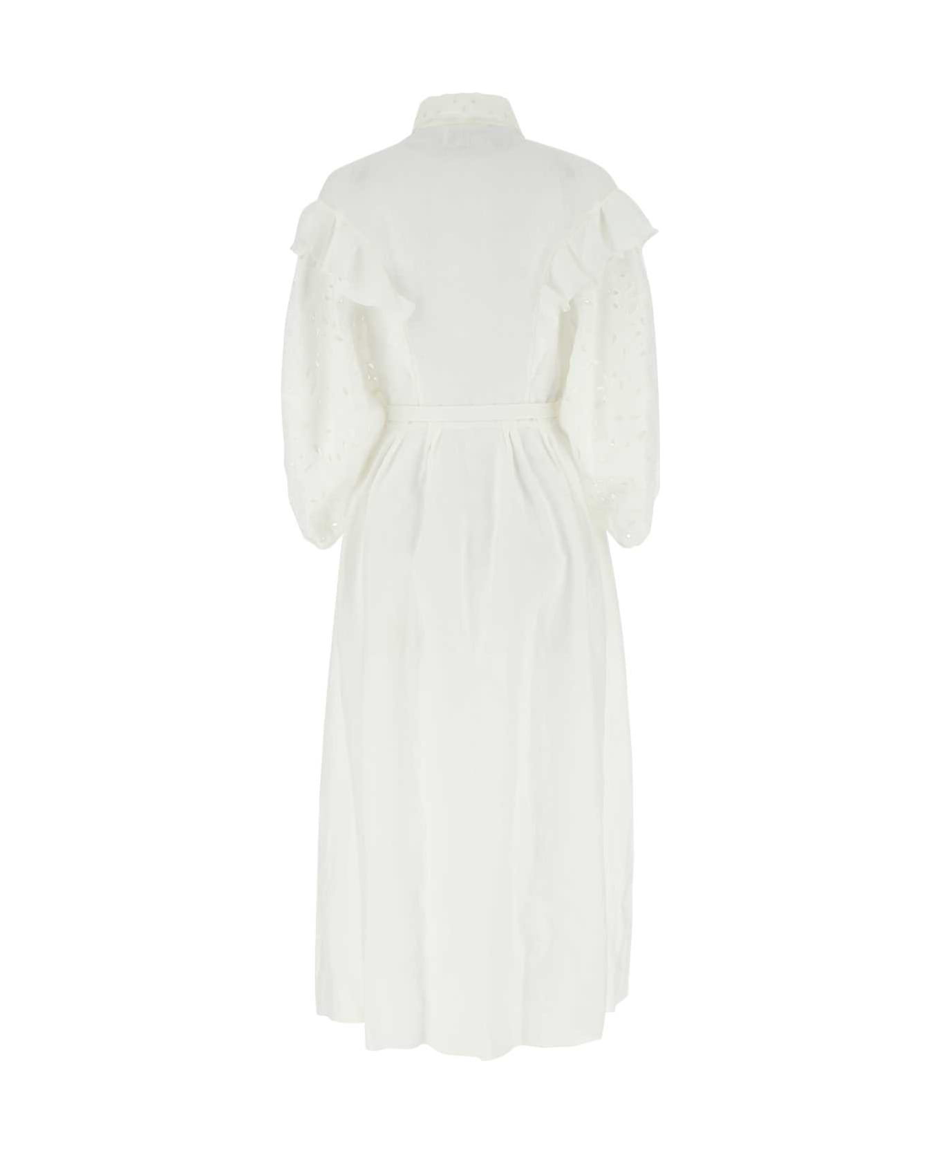 Chloé White Linen Dress - 107