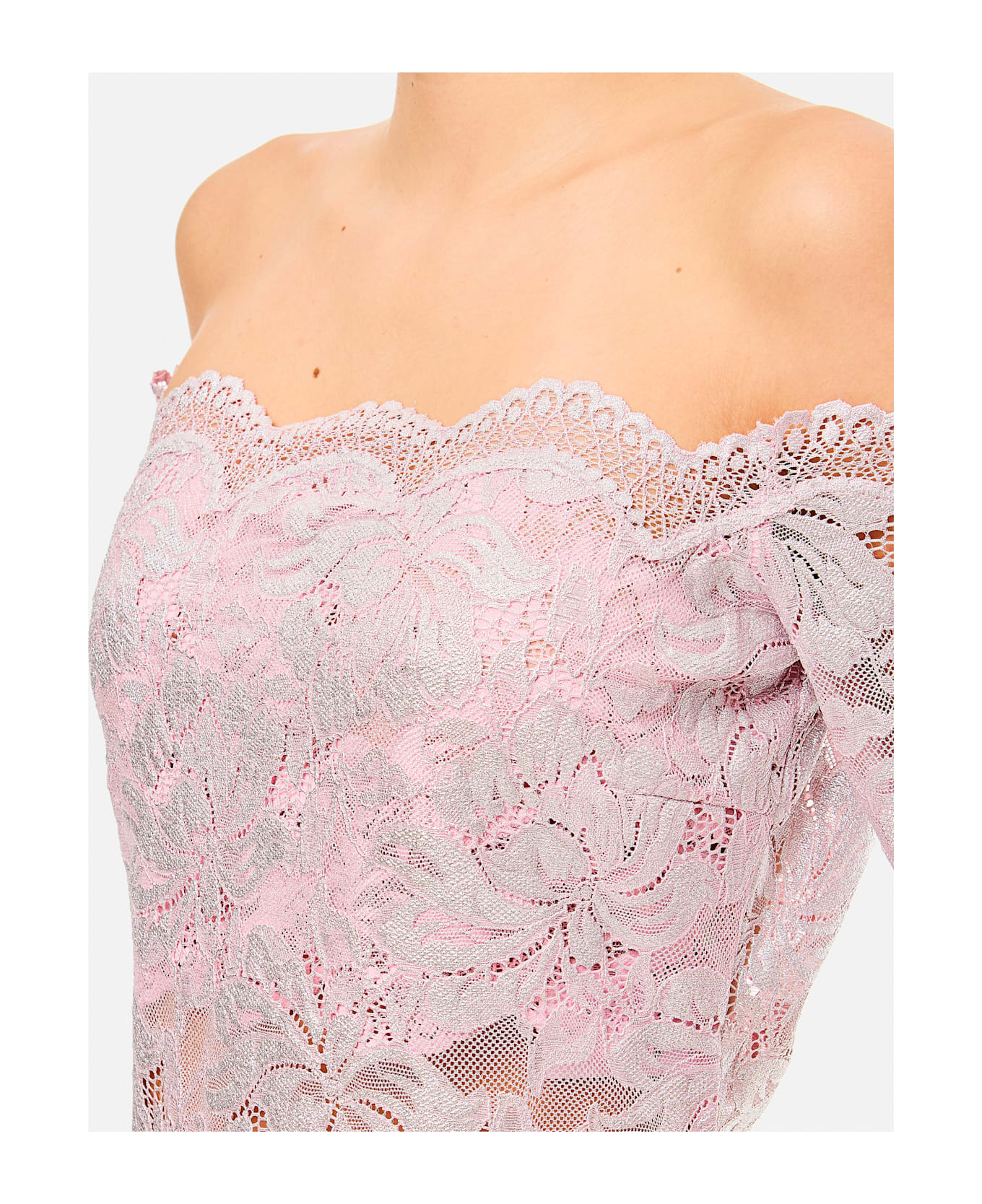 Paco Rabanne Off-the-shoulder Top - Pink