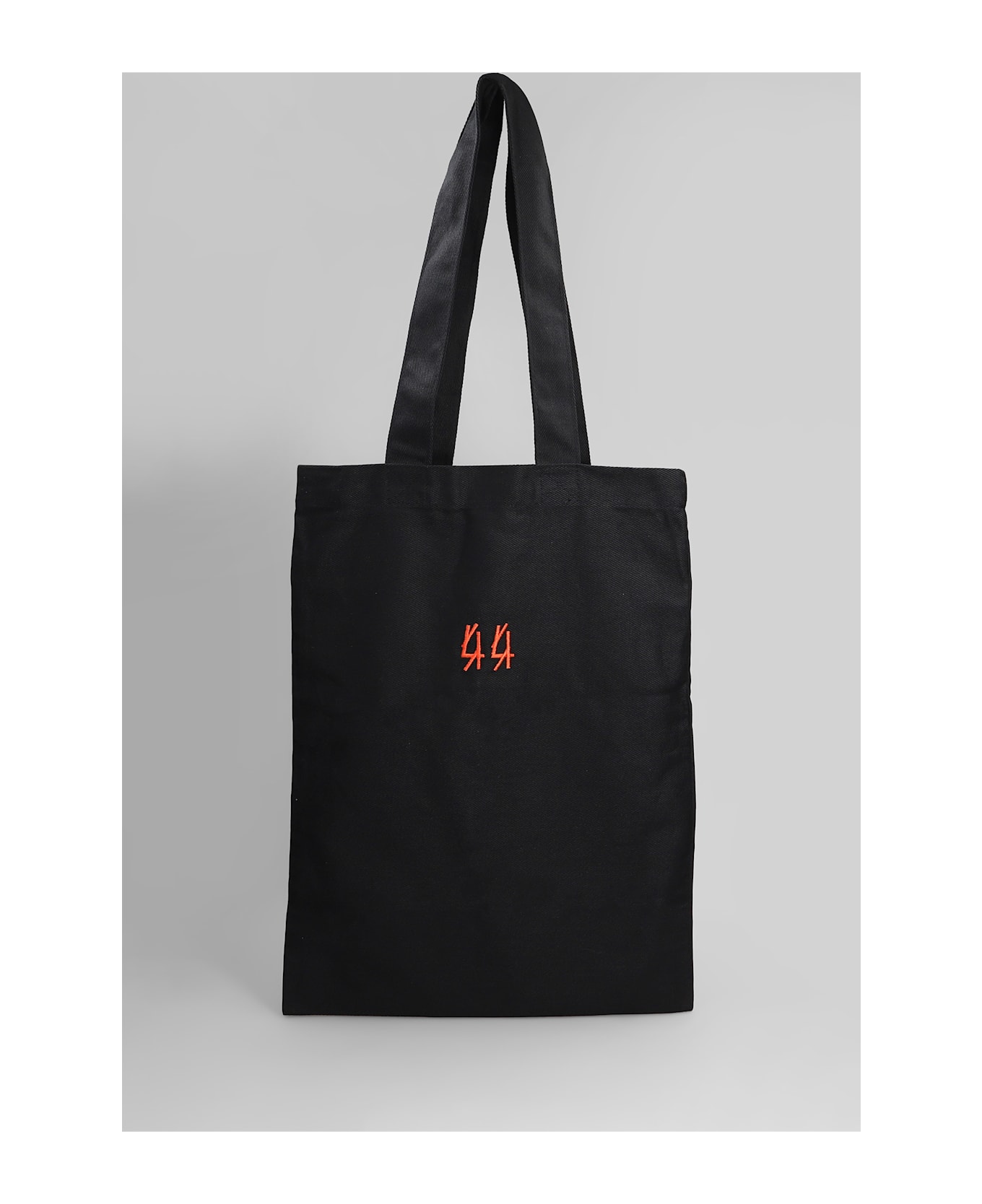 44 Label Group Tote In Black Cotton - black