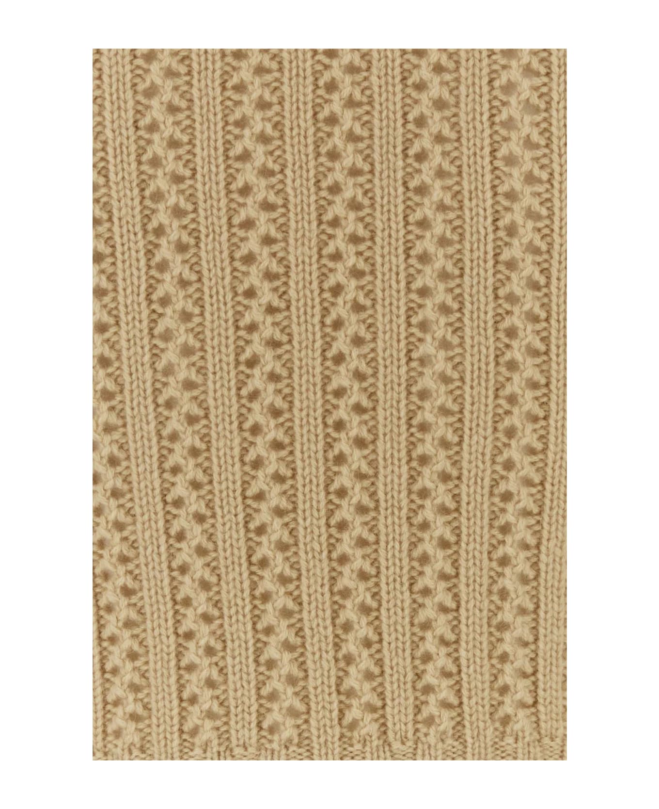 Max Mara Beige Wool Blend Ifrem Sweater - Ecru