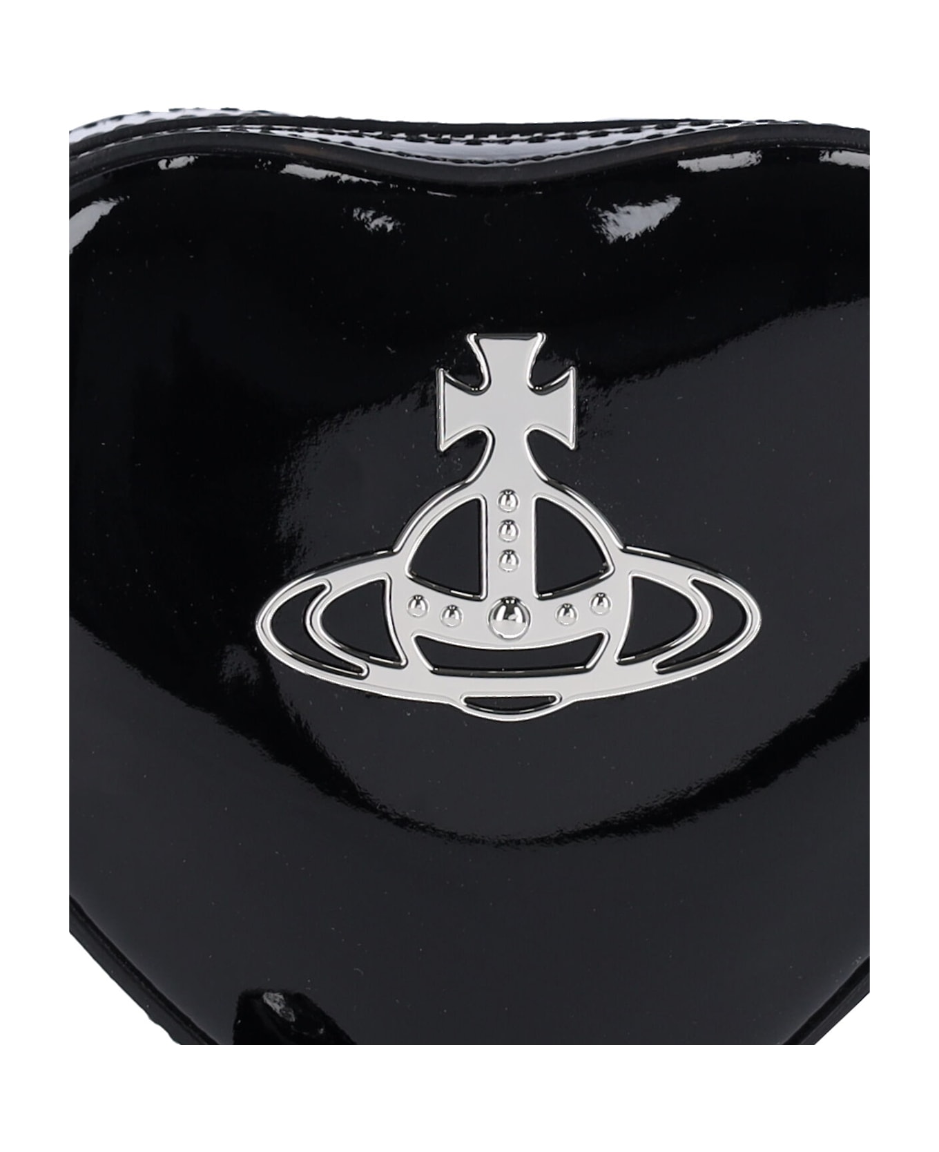 Vivienne Westwood "louise Heart" Mini Bag - Black  