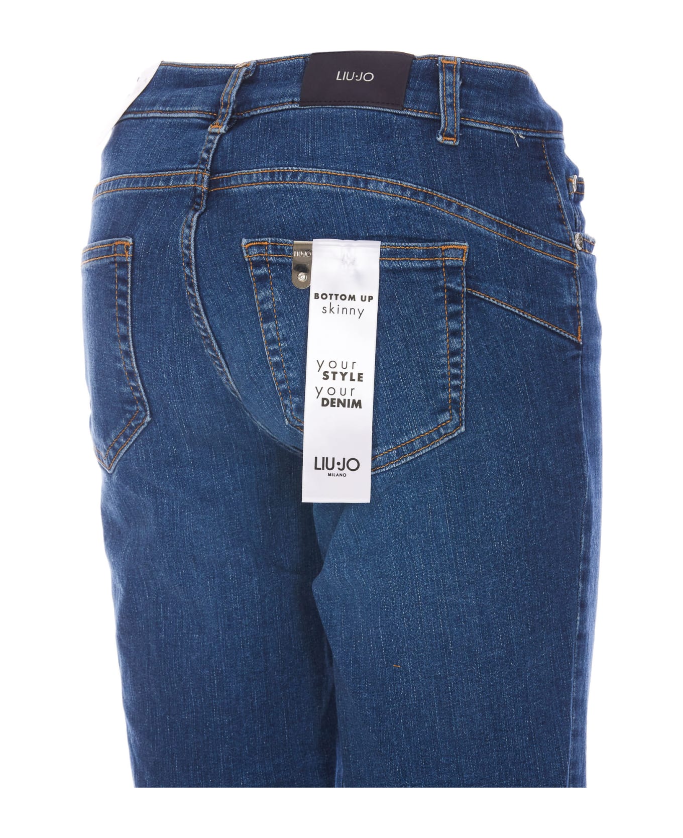 Liu-Jo Bottom Up Skinny Jeans - Blue