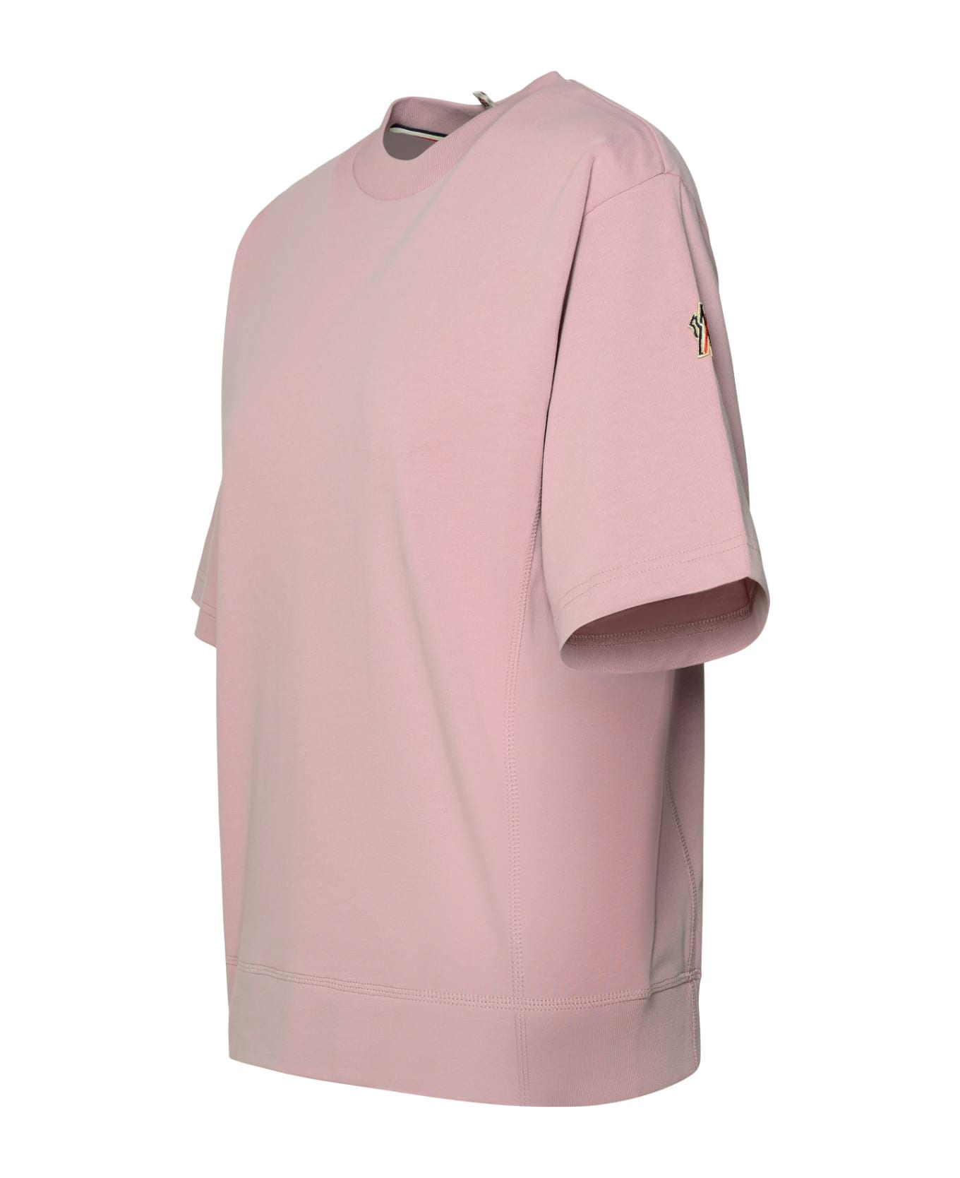 Moncler Grenoble Pink Cotton T-shirt - PINK シャツ