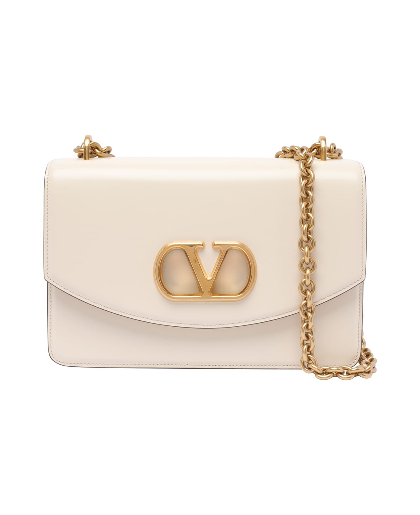 Valentino Garavani Vain Shoulder Bag - White