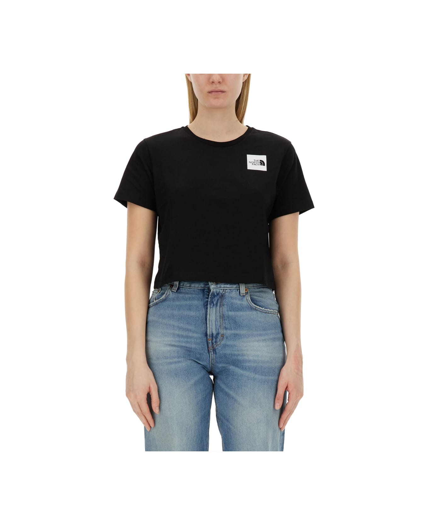 The North Face T-shirt With Logo - BLACK