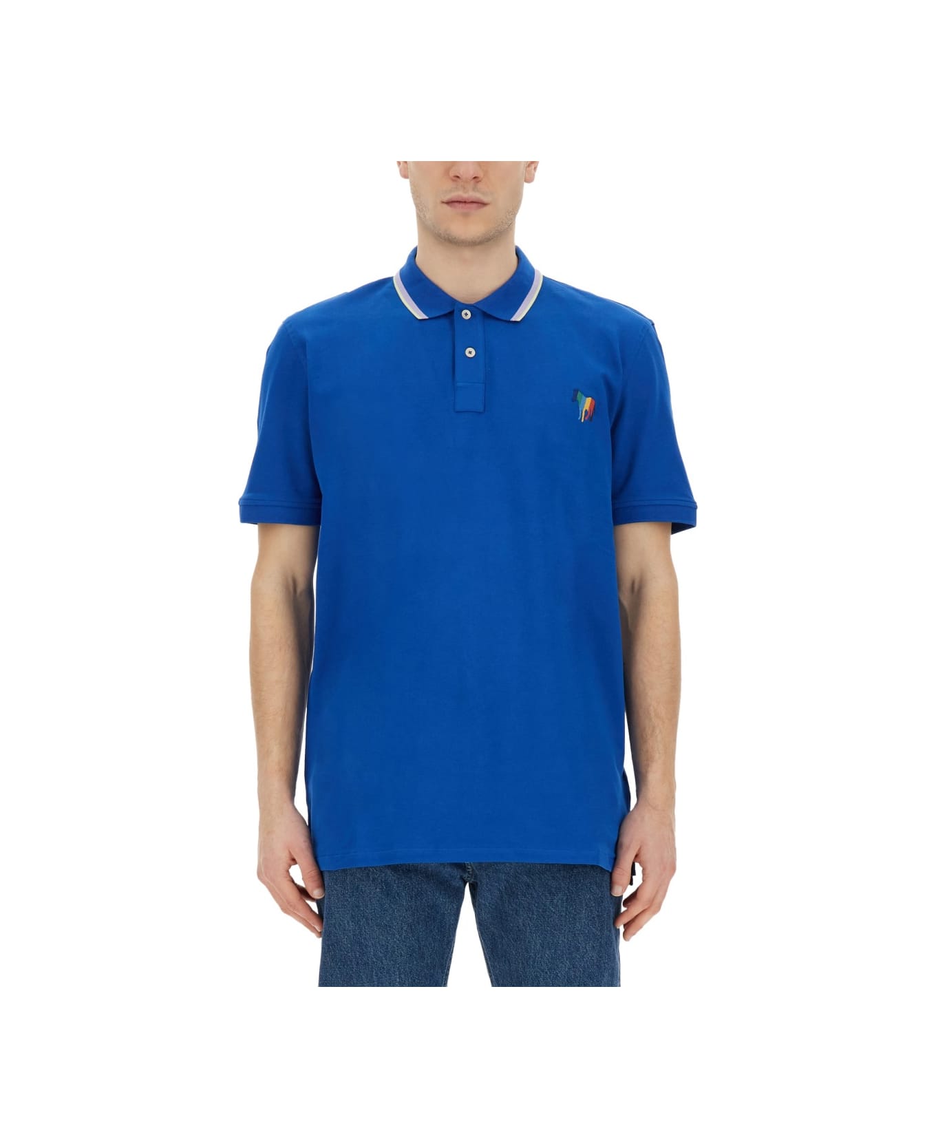 PS by Paul Smith "zebra" Polo. - BLUE ポロシャツ