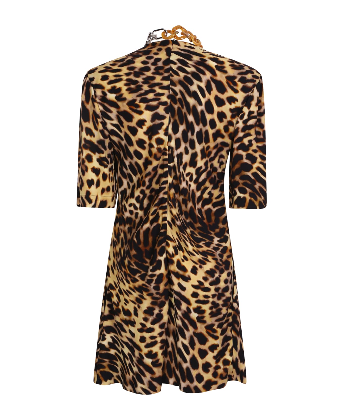 Stella McCartney Leopard Print Dress - Pink