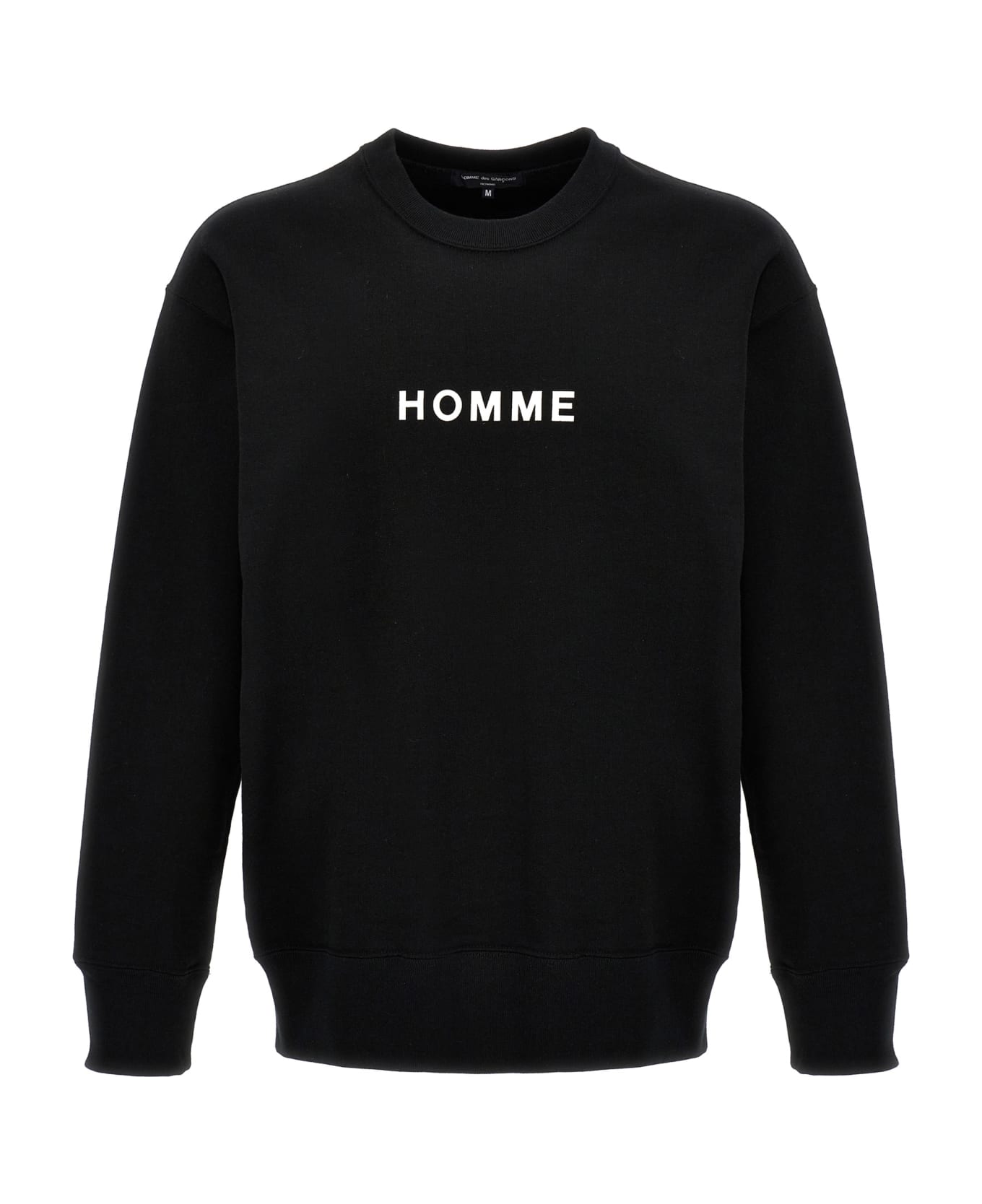 Comme des Garçons Homme Logo Print Sweatshirt - Black  
