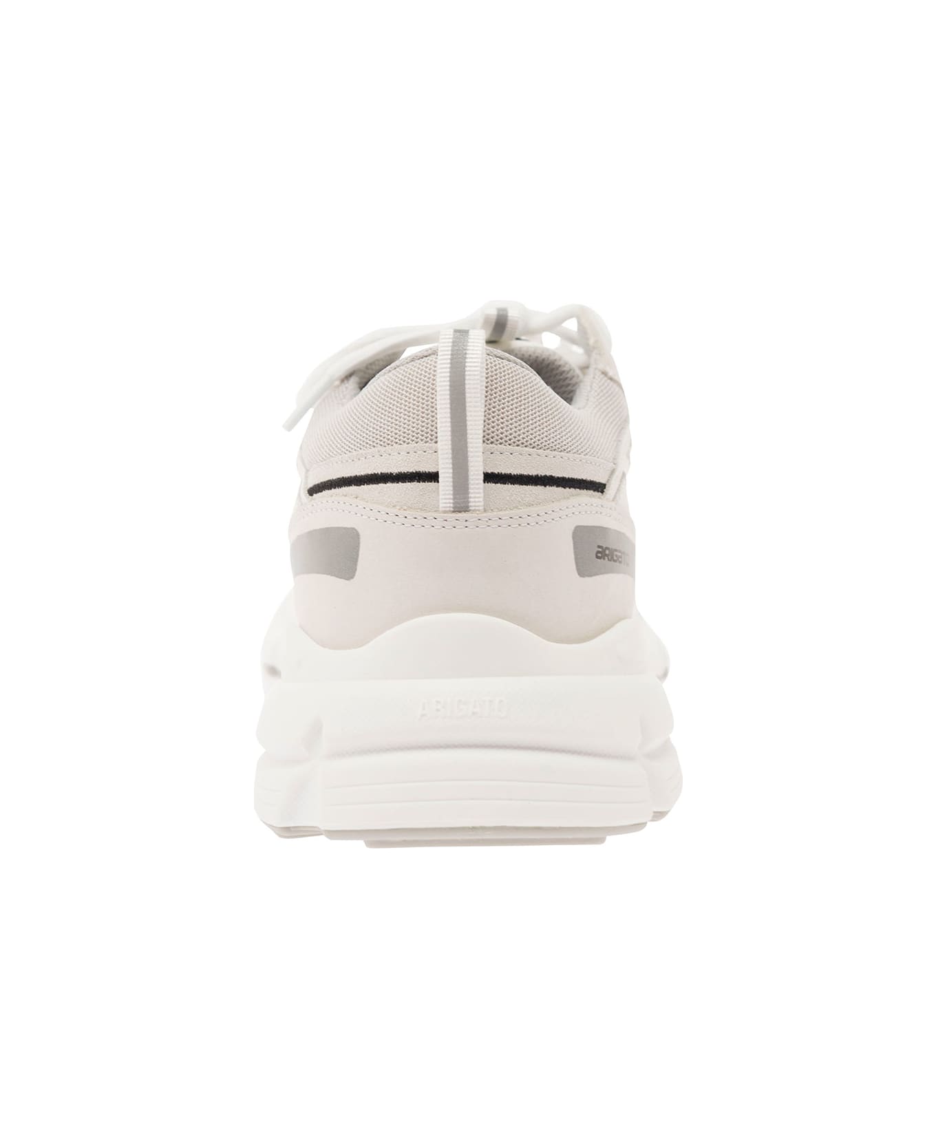 Axel Arigato 'marathon R-trail' White Low Top Sneakers With Logo Detail In Leather Blend Woman - White
