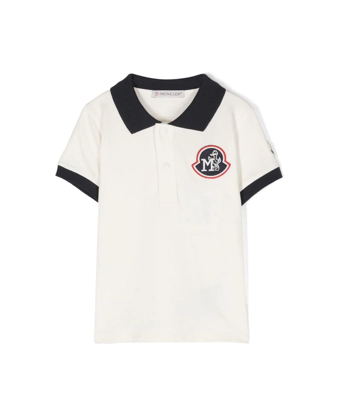 Moncler Ss Polo - White Tシャツ＆ポロシャツ