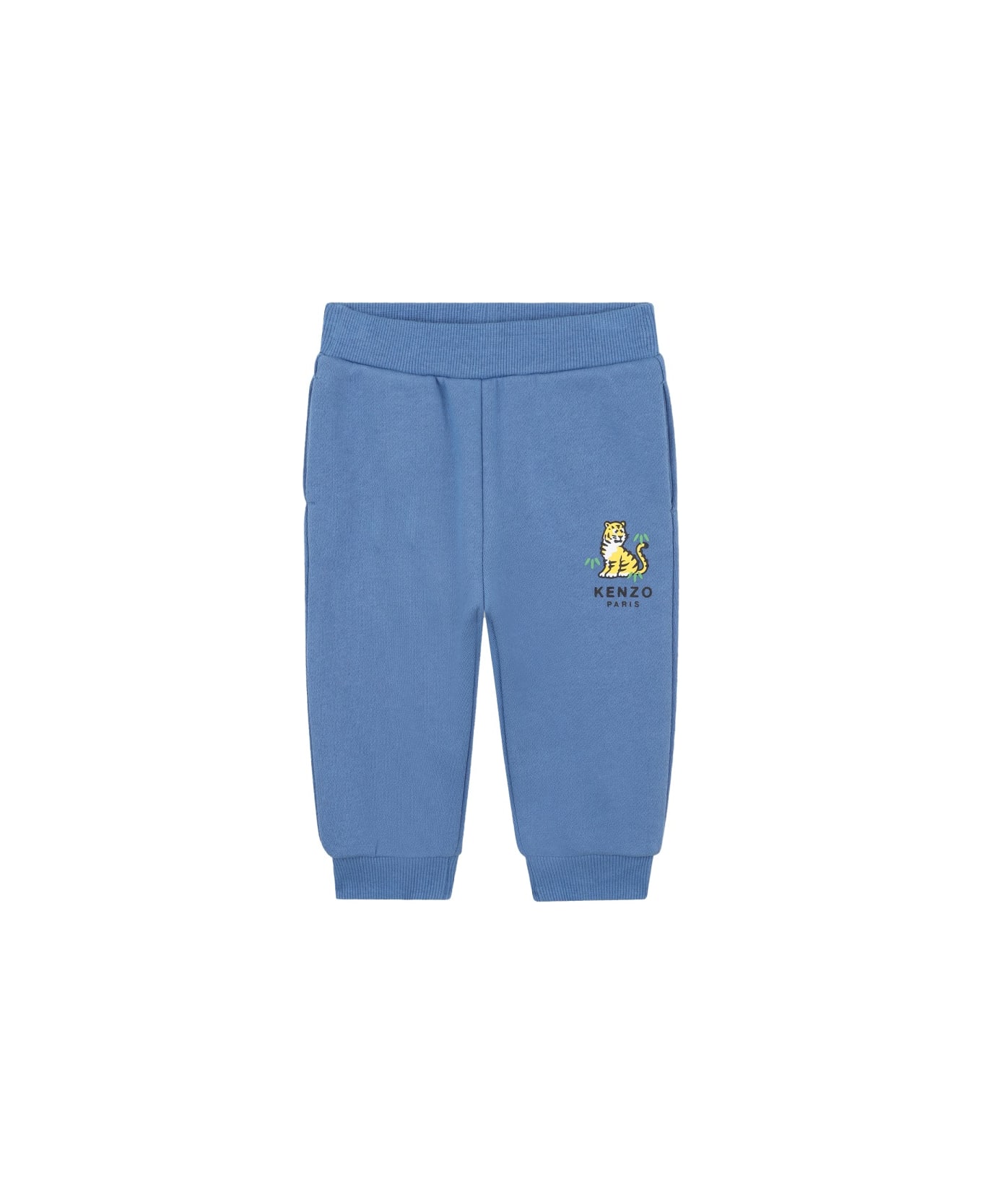 Kenzo Jersey Set With Pants - BLUE