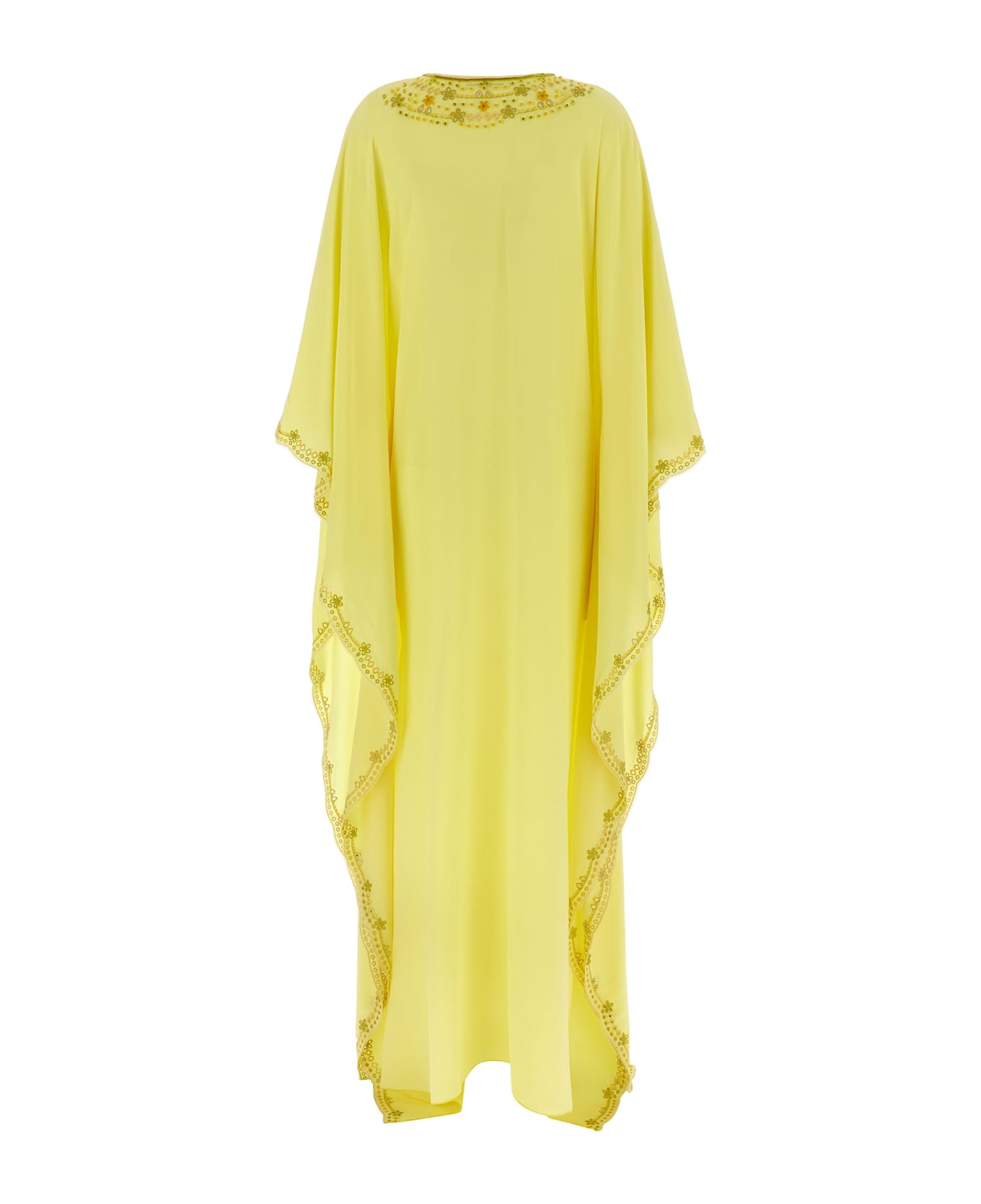 Ermanno Scervino Silk Kaftan - Yellow