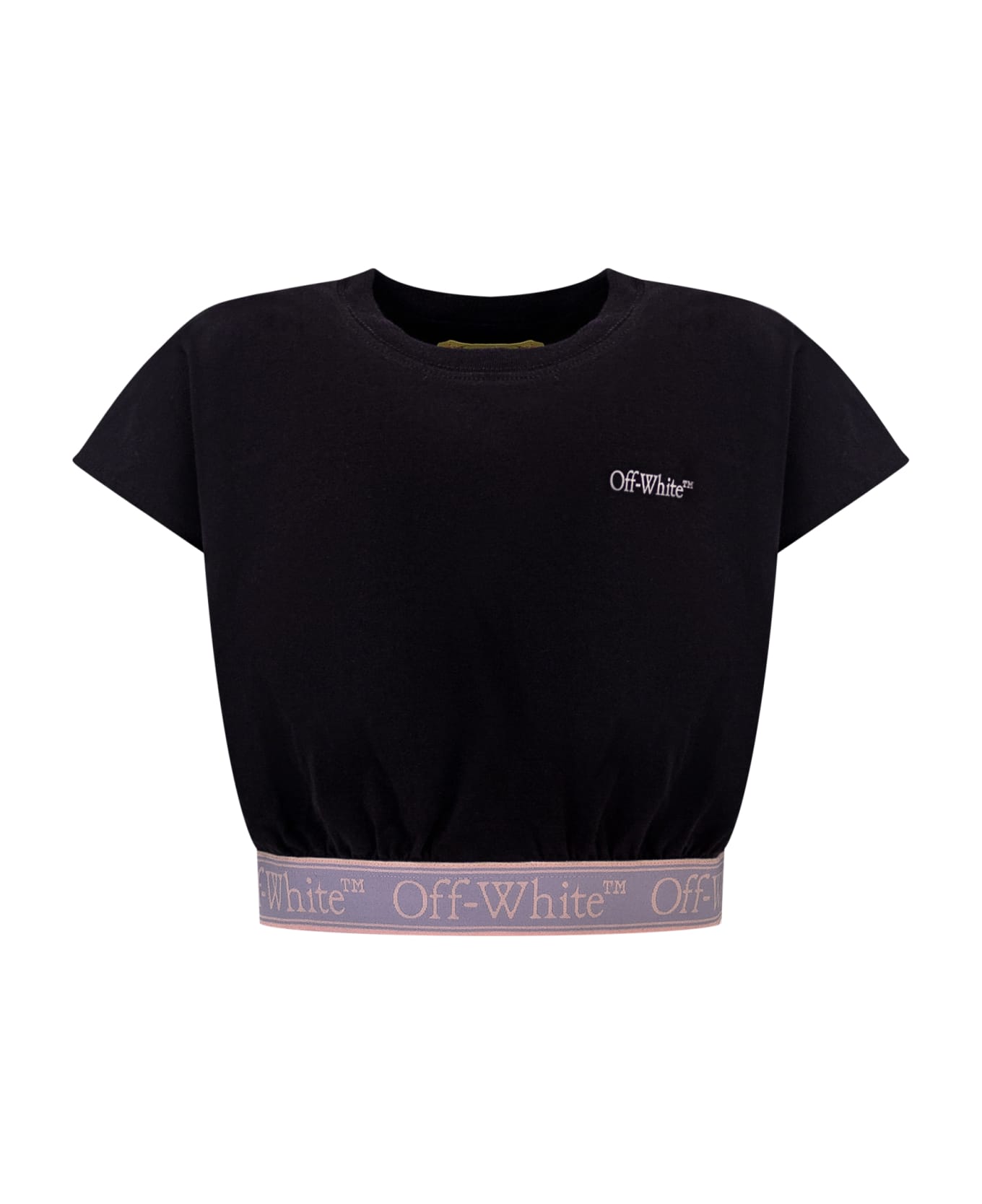 Off-White Bookish Top - BLACK LILAC