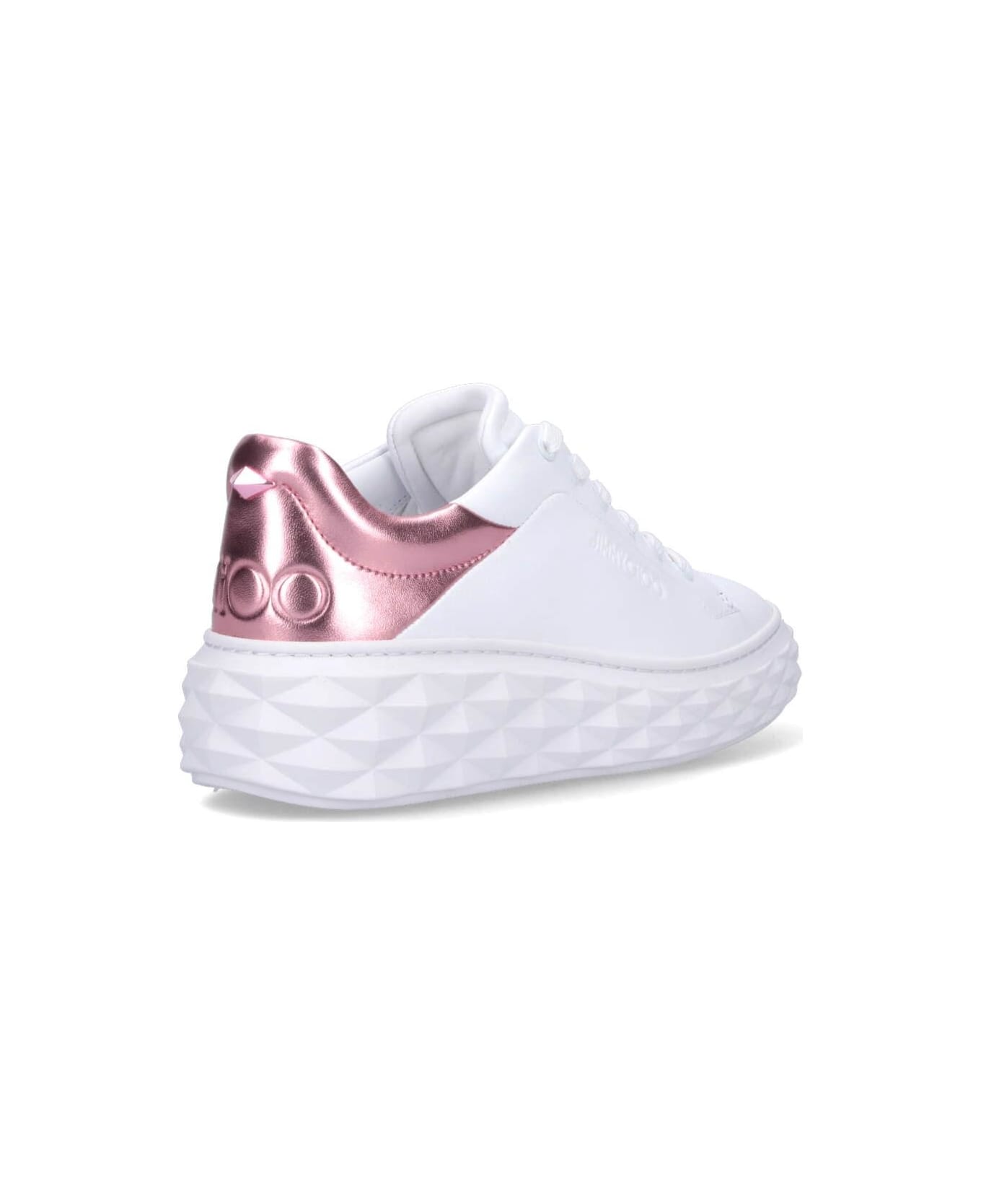 Jimmy Choo 'diamond Maxi' Sneakers - White