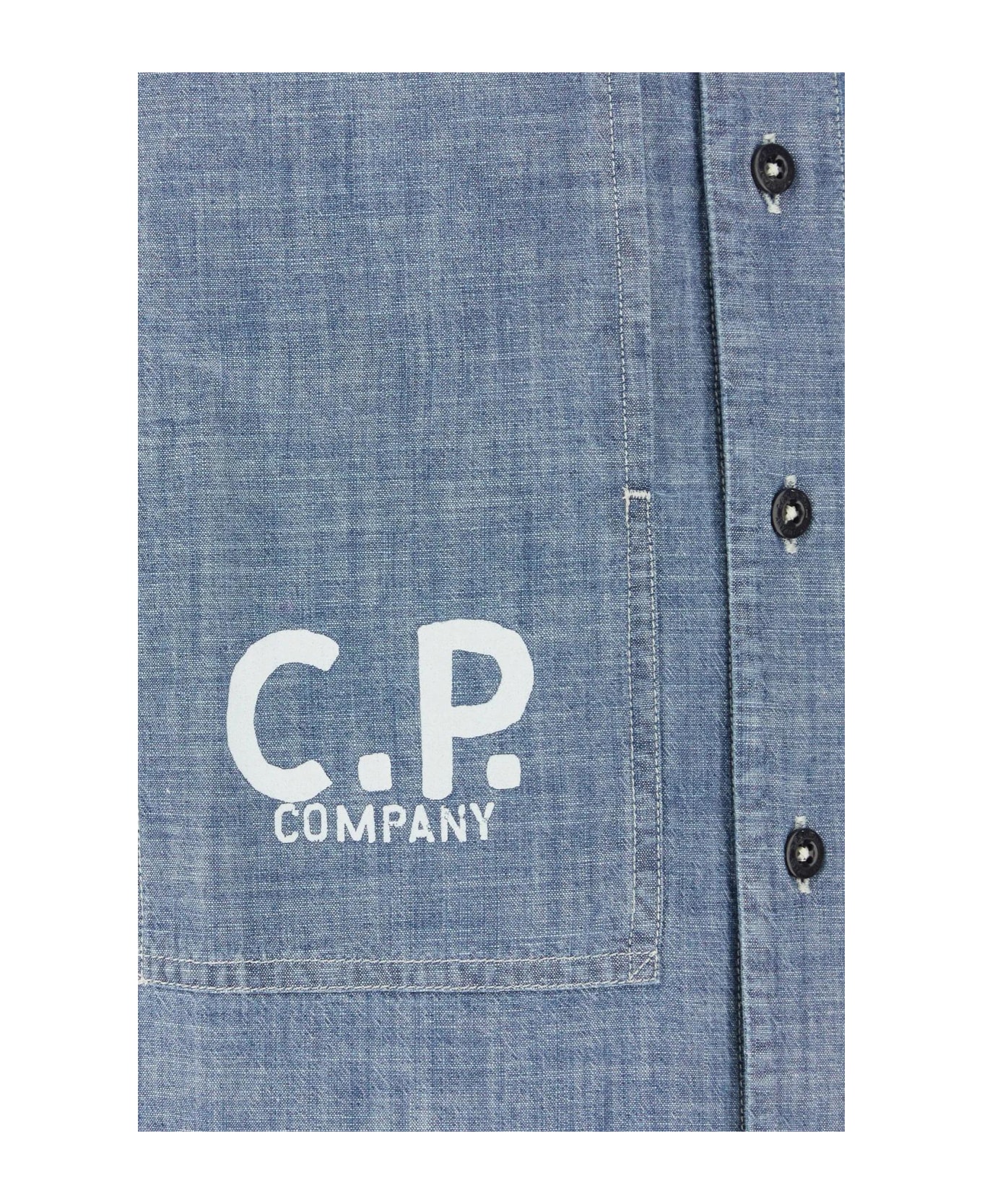 C.P. Company Denim Shirt - Stone Bleach