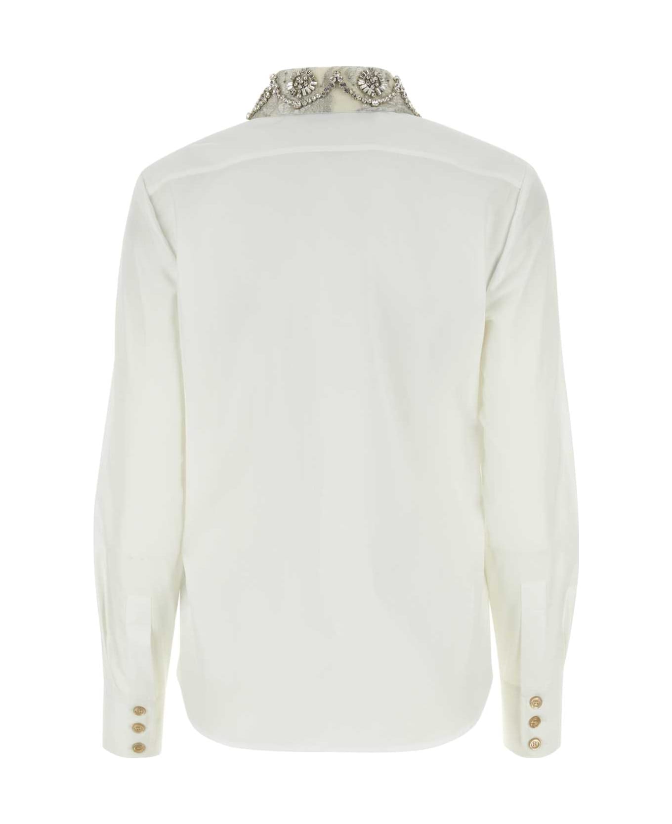 Gucci White Poplin Shirt - 9692 シャツ