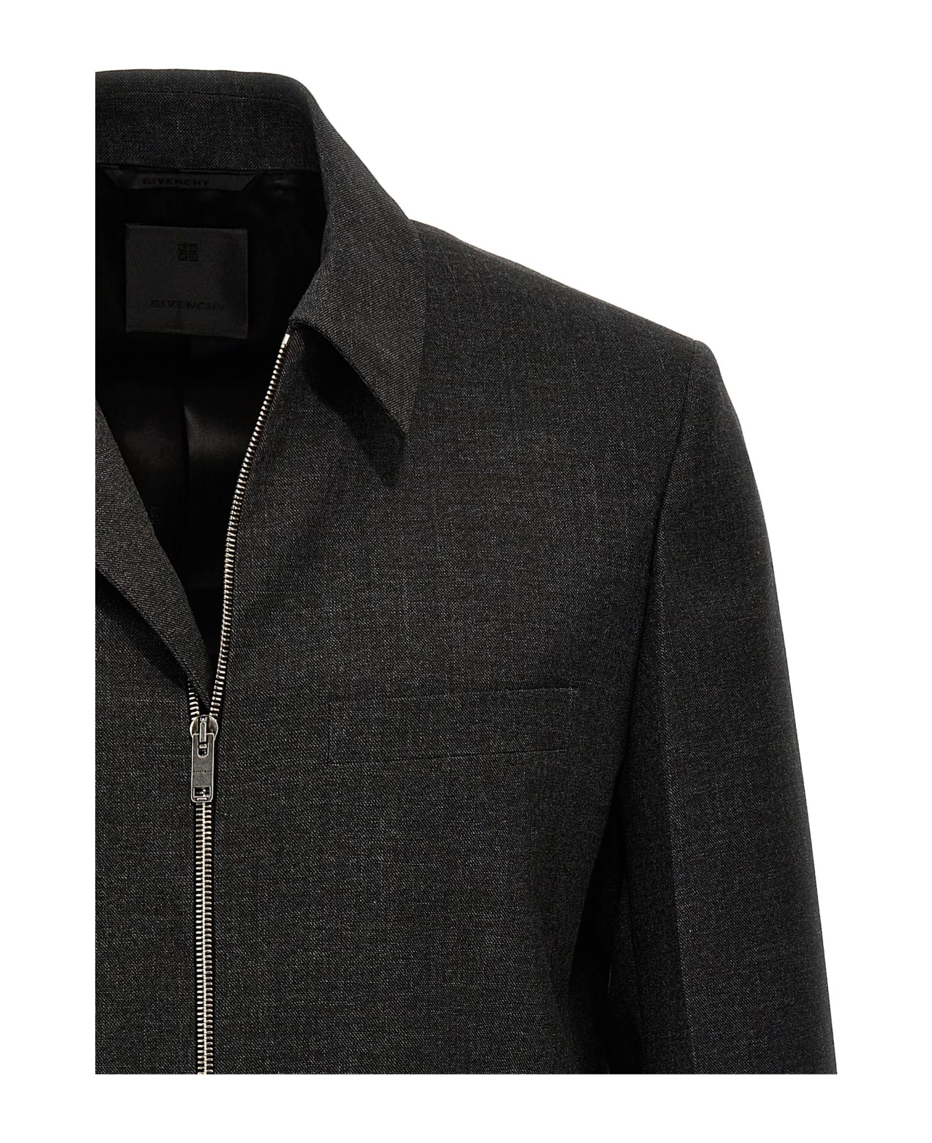 Givenchy Wool Zipped Jacket - Gray ジャケット