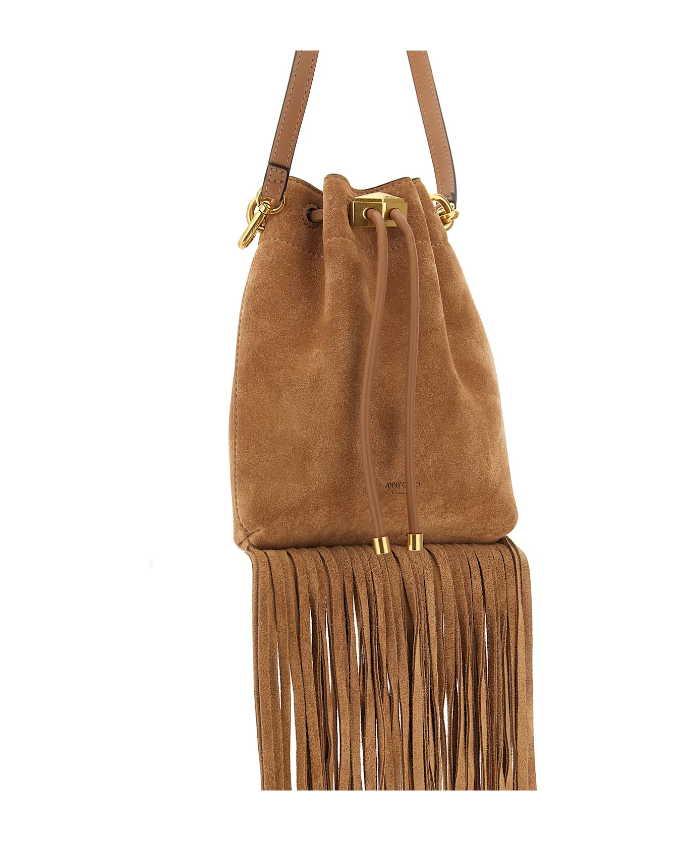 Jimmy Choo 
cinch
 Mini Bucket Bag - Brown
