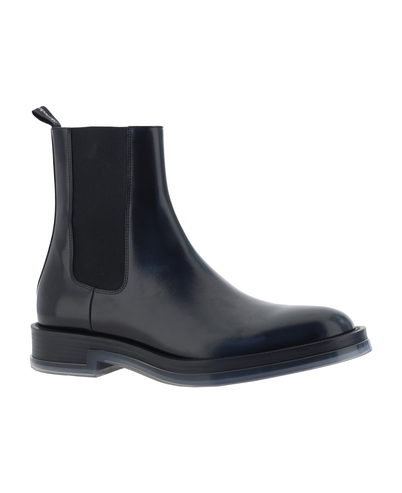 Alexander McQueen Ankle Boots - Black/silver/transpa ブーツ