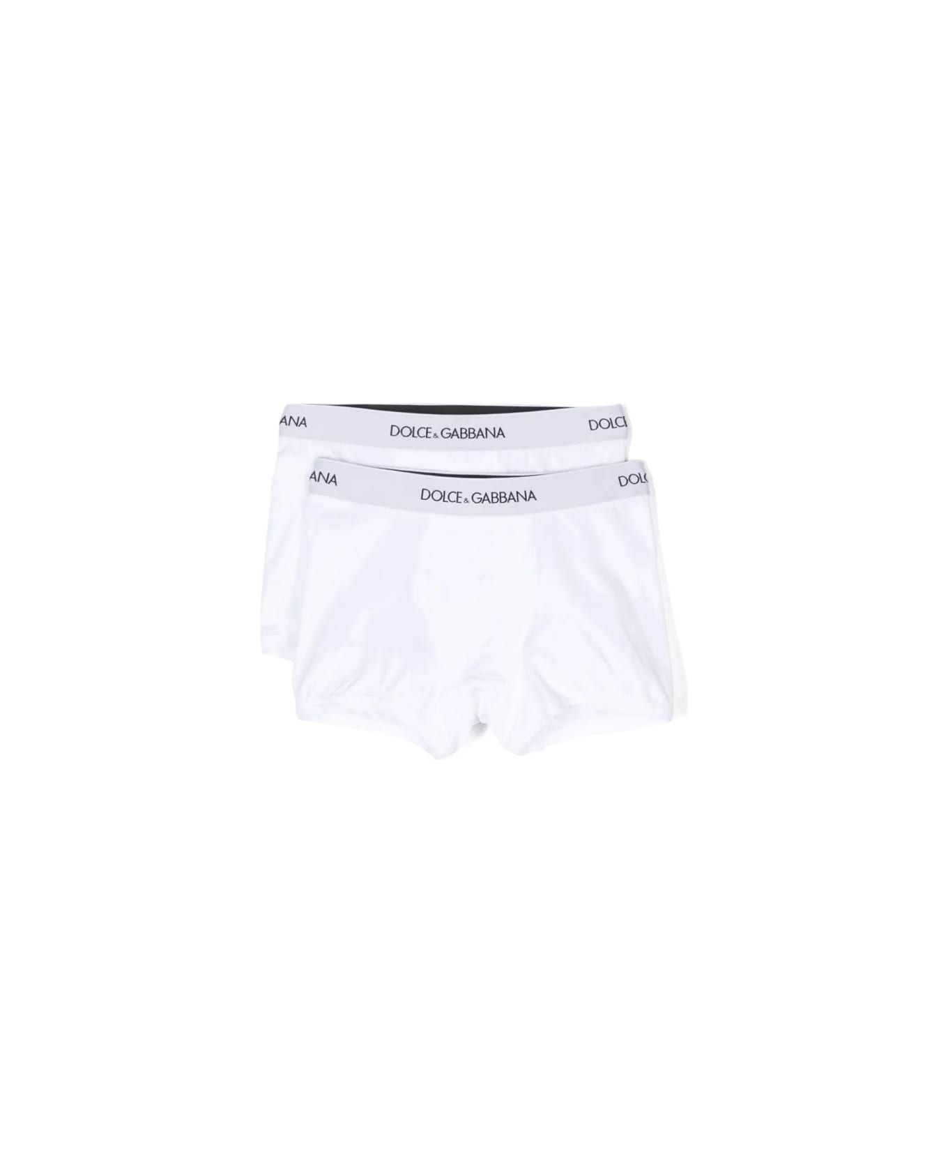 Dolce 
Gabbana Bi-pack Boxer - WHITE