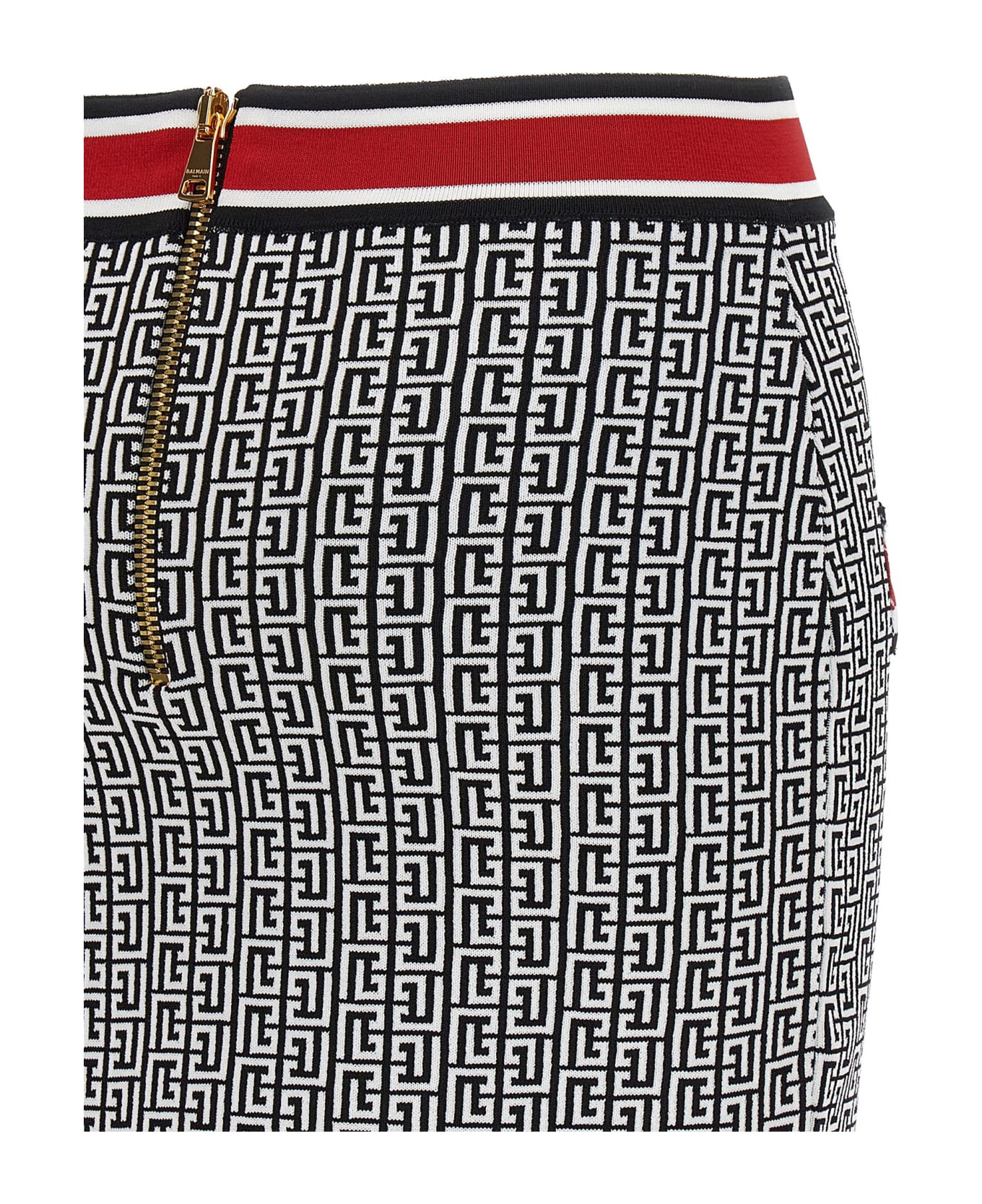 Balmain 'monogram' Skirt - Multicolor