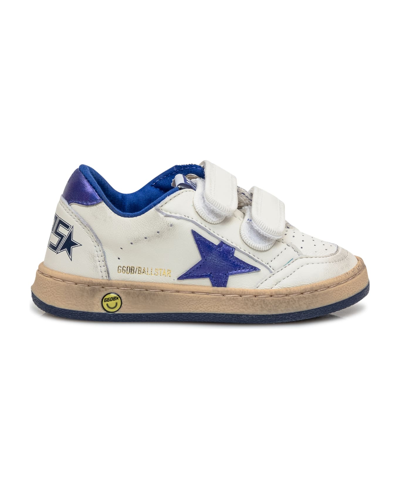 Golden Goose Ballstar Nappa Upper Shoe - WHITE/BLUE シューズ