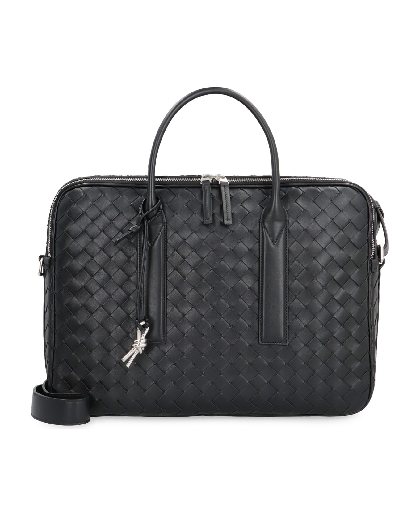 Bottega Veneta Getaway Briefcase - black