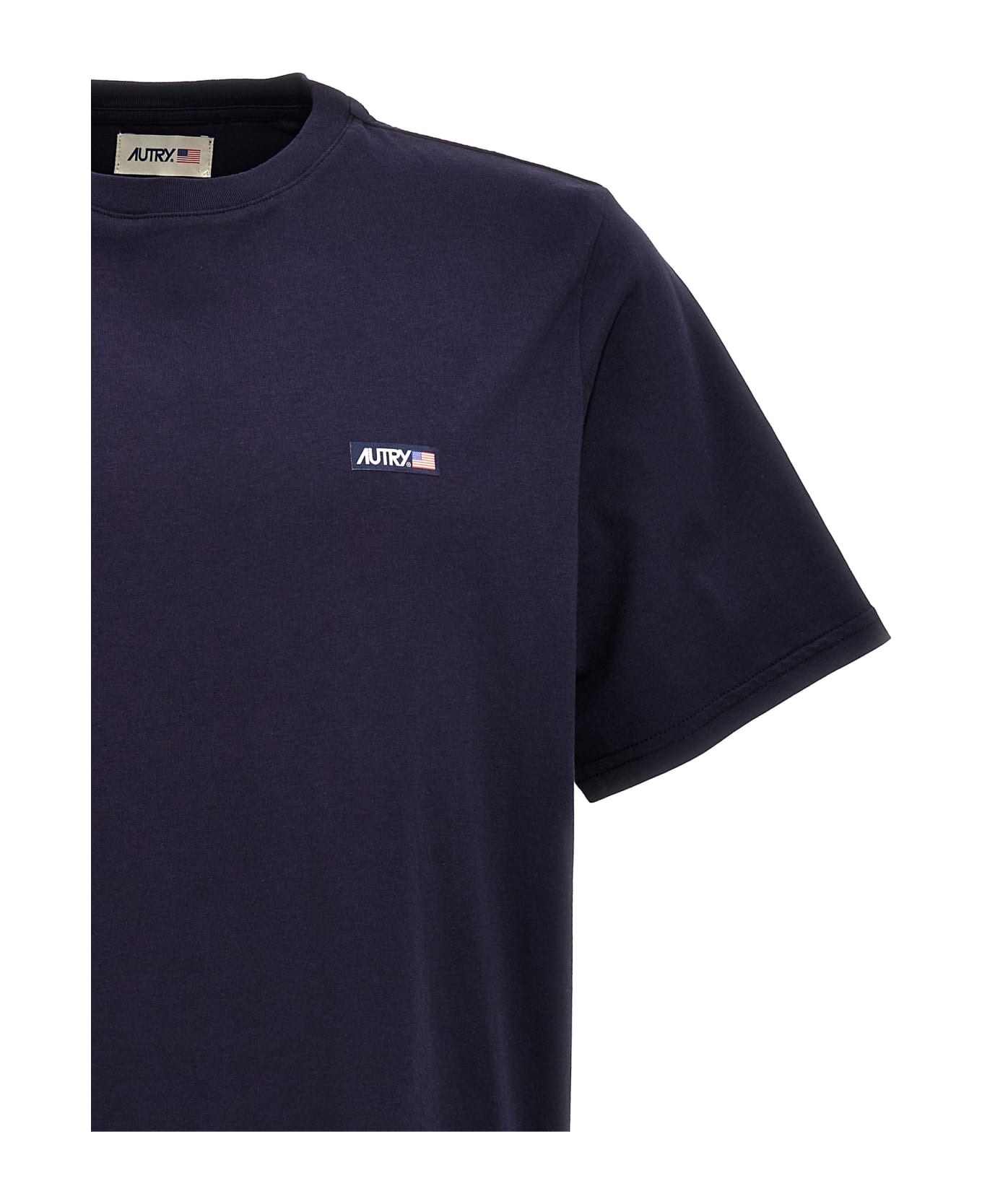 Autry Logo Patch T-shirt - Blue シャツ