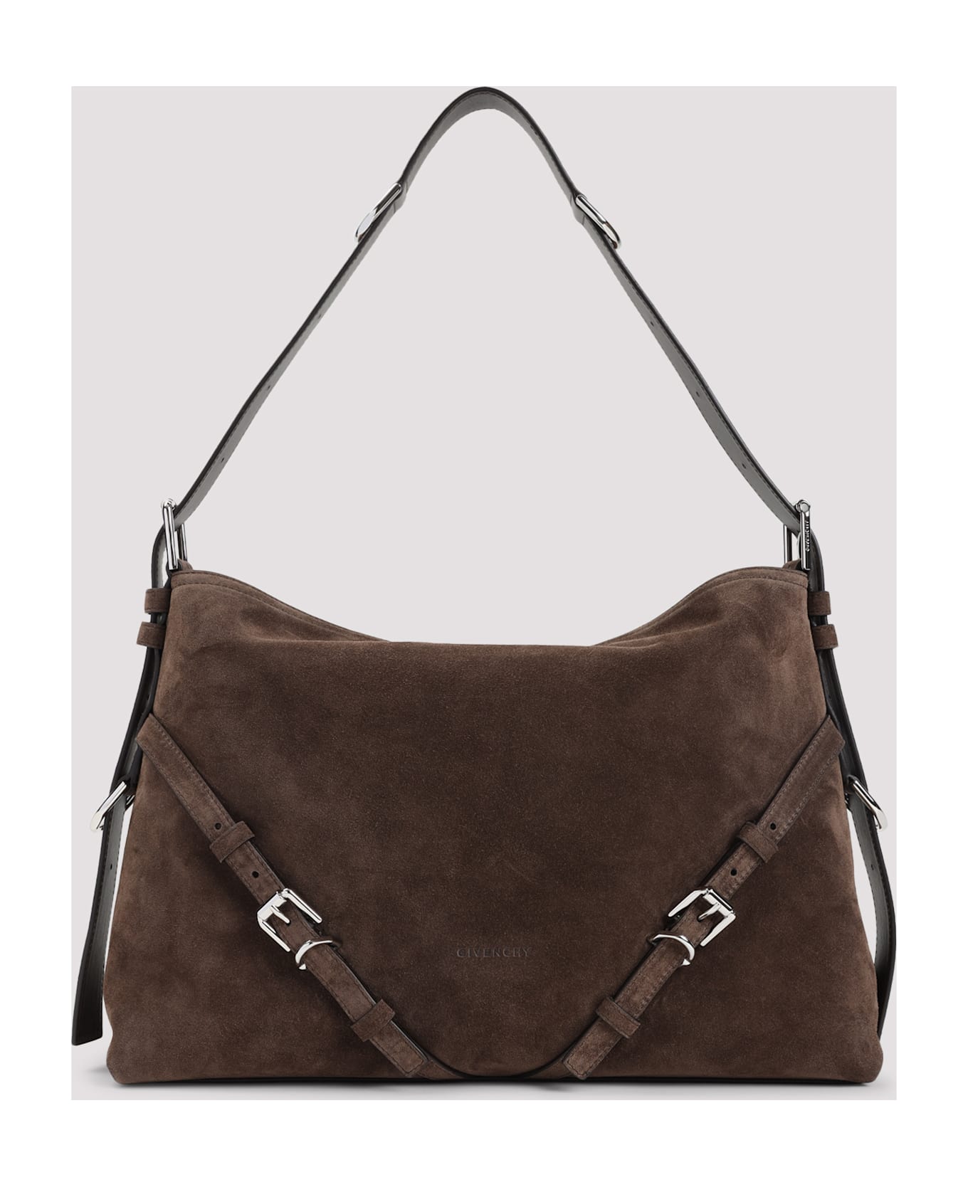 Givenchy Voyou Medium Shoulder Bag - Ebony Brown
