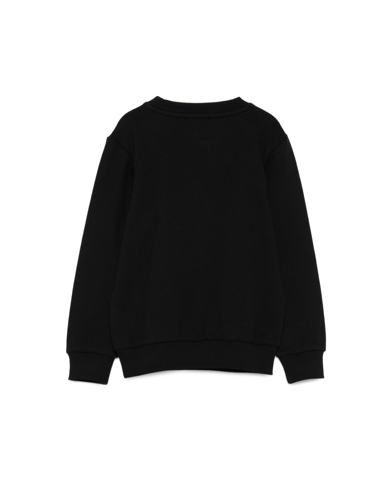 Balmain Kids Sweatshirt With Embroidered Logo - Black
