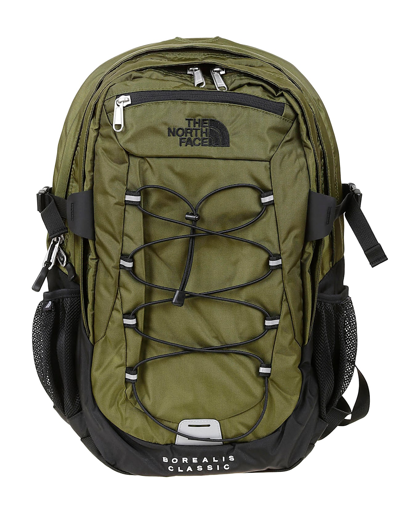 The North Face Borealis Classic Backpack - Forest Olive-TNF Black-