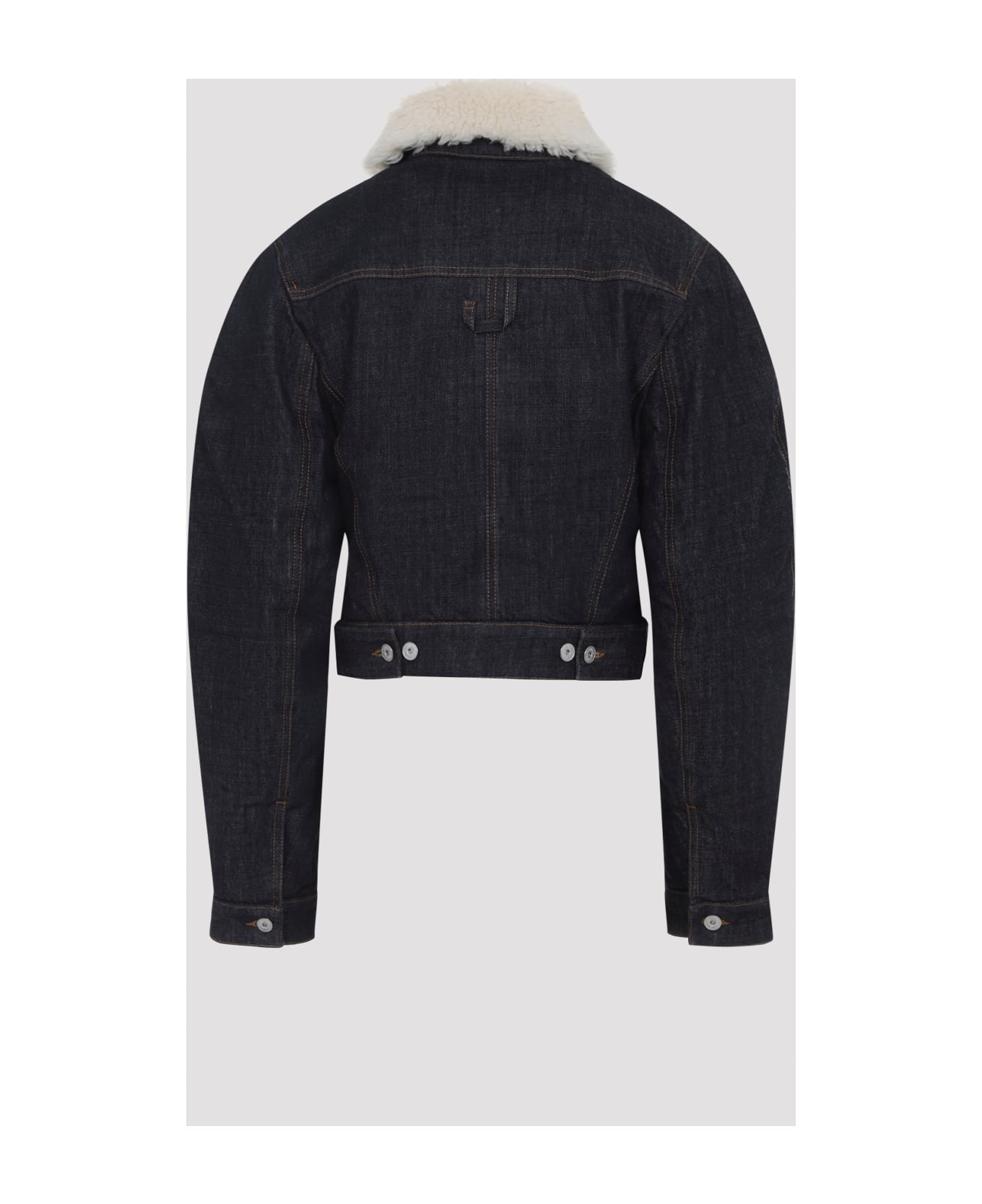 Jacquemus Ovalo De-nimes Jacket - Dark Navy