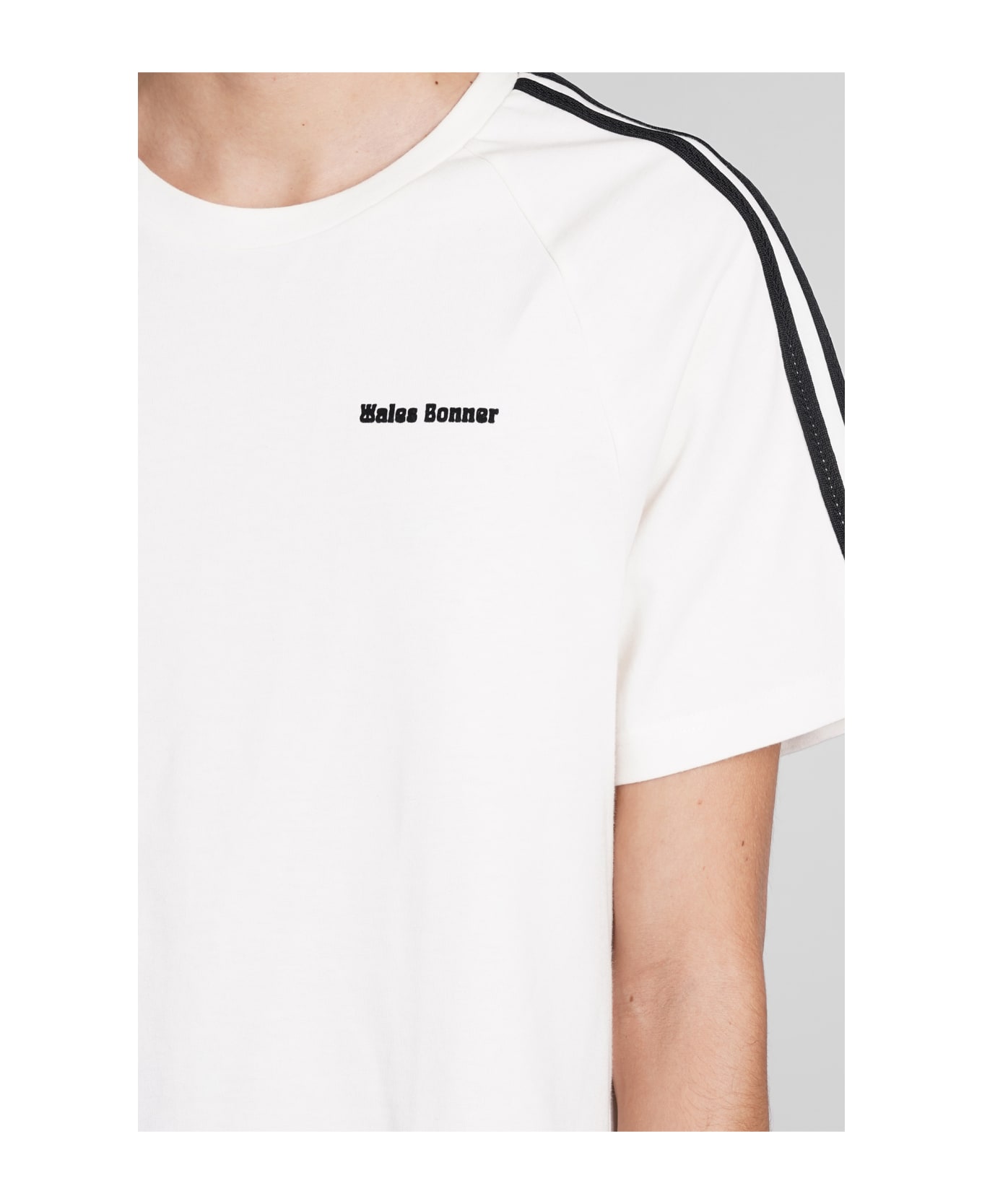 Adidas Originals by Wales Bonner T-shirt In White Cotton - white
