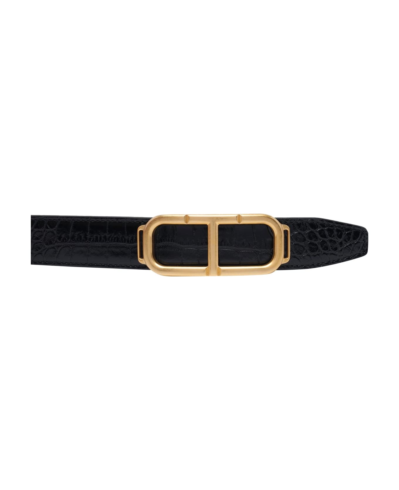 Tom Ford Reversible Buckle Belt - Black