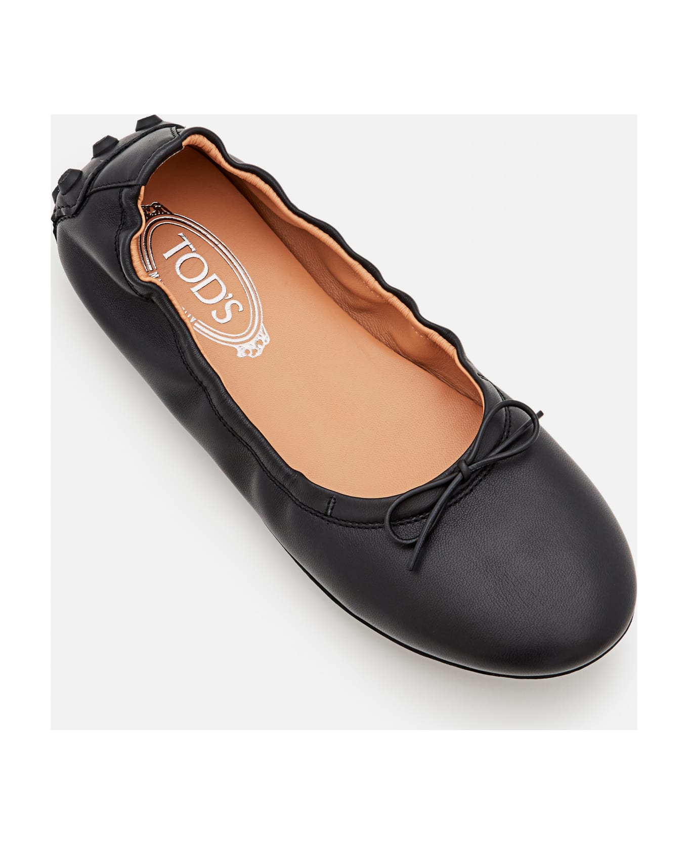 Tod's Gommino Leather Ballet Flats - Black
