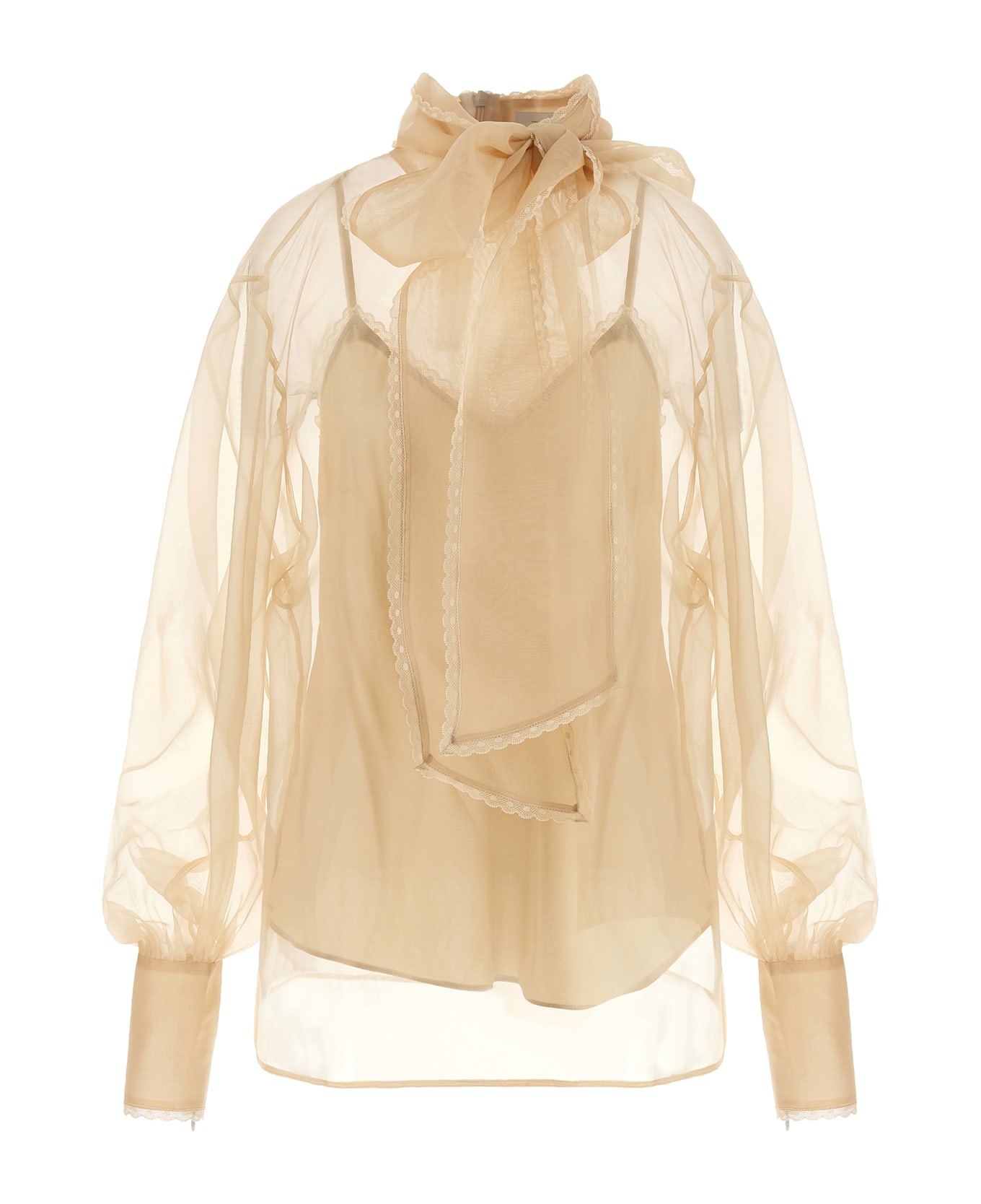 Zimmermann 
memento Organza
 Blouse - Beige